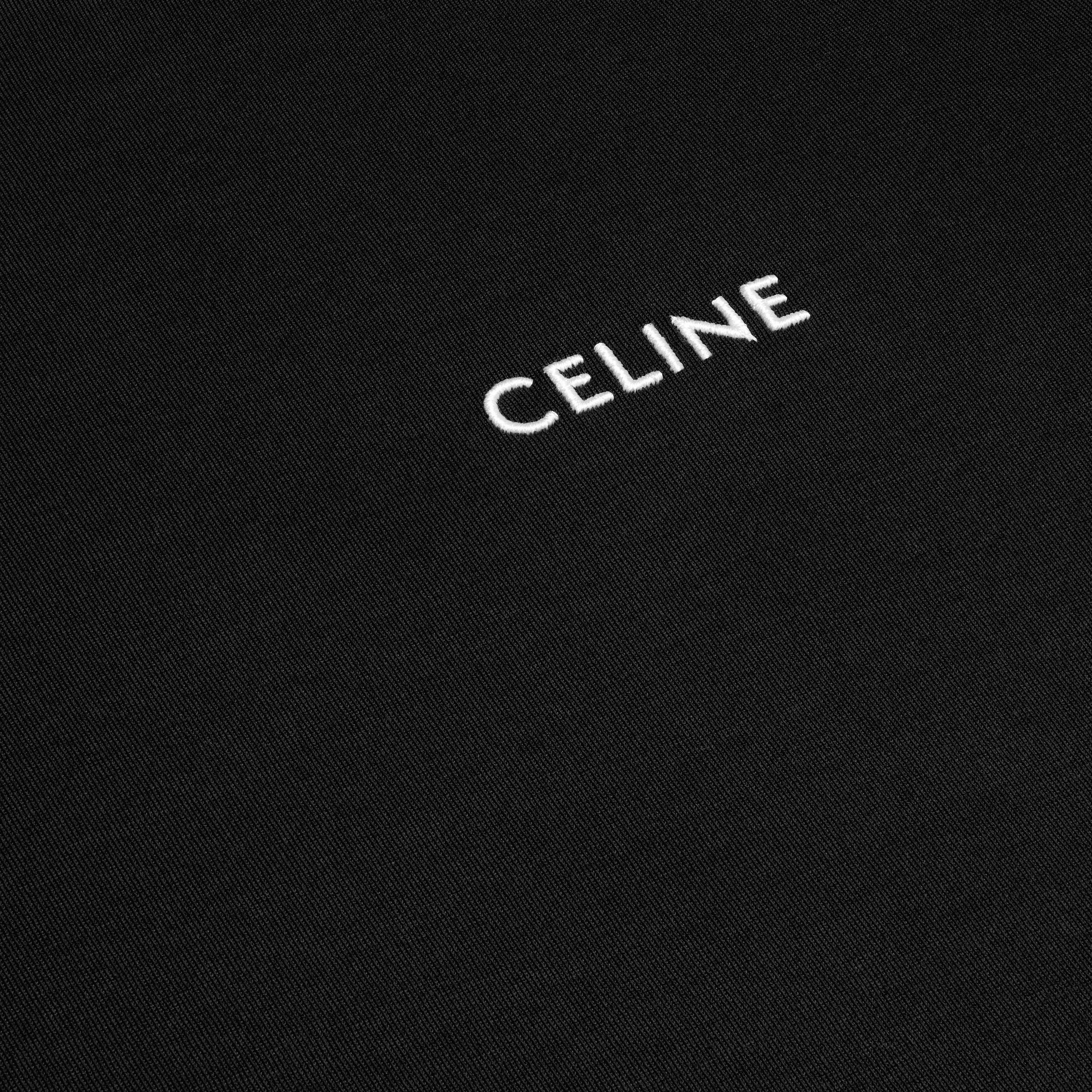 celine regular t-shirt in cotton jersey - 5