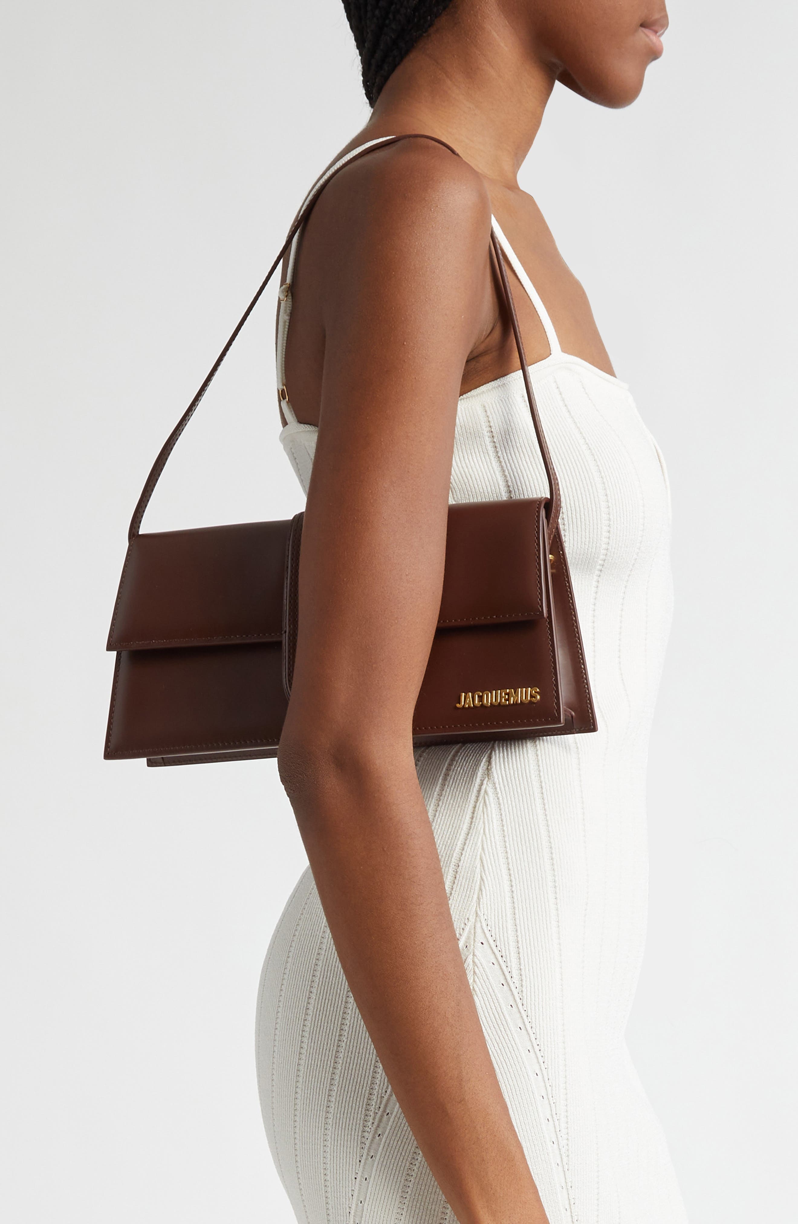 Long Le Bambino Leather Shoulder Bag - 2
