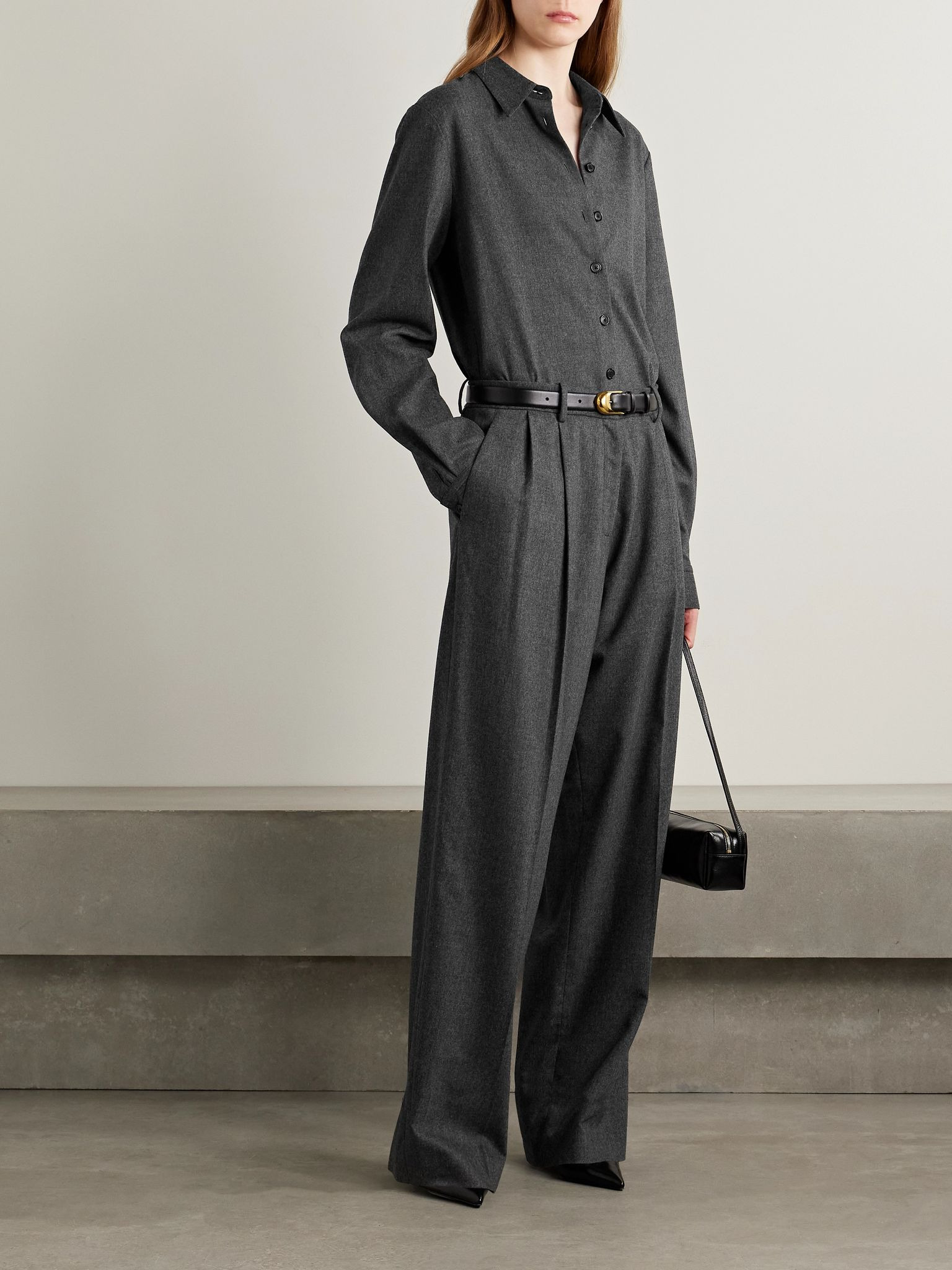 Auryn wool shirt Gray - 2