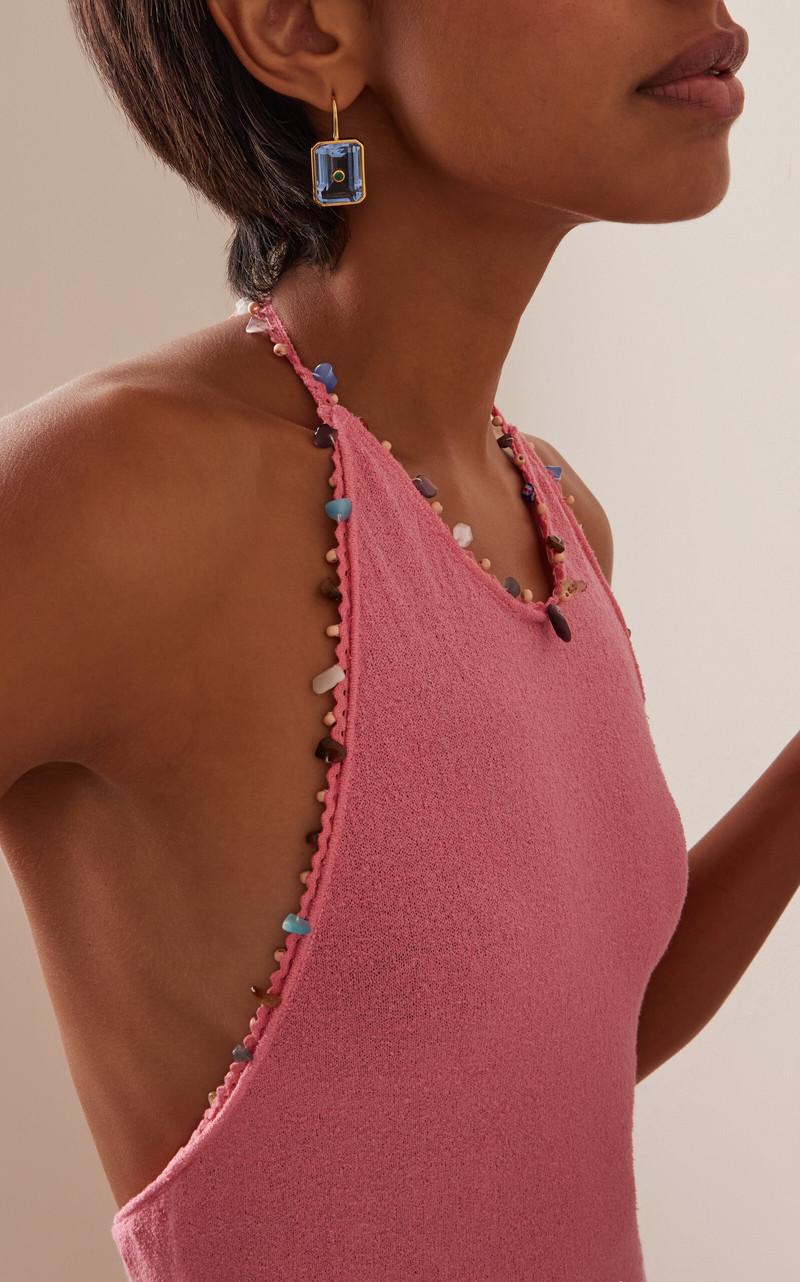 LIZZIE FORTUNATO Tile Earrings blue outlook