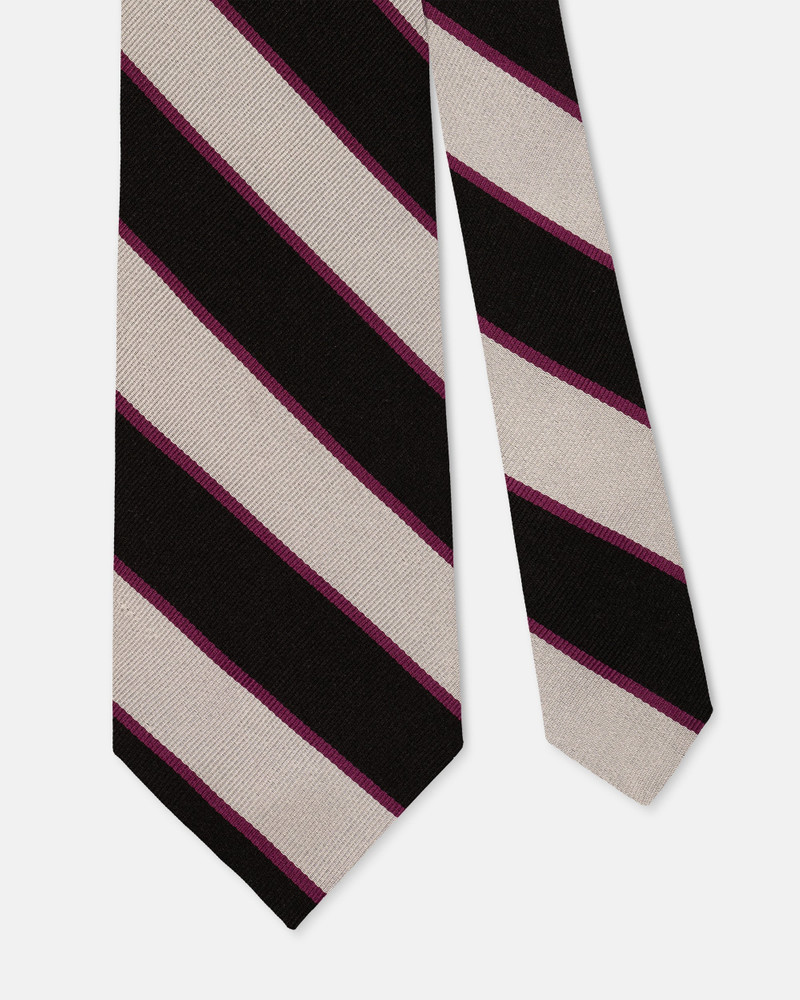 J. PRESS MADE-IN-ENGLAND GENTLEMEN OF SUFFOLK CRICKET CLUB SILK REPP TIE outlook