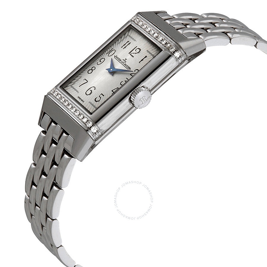 Jaeger LeCoultre Reverso Diamond Silver Dial Ladies Watch Q3288120 - 2