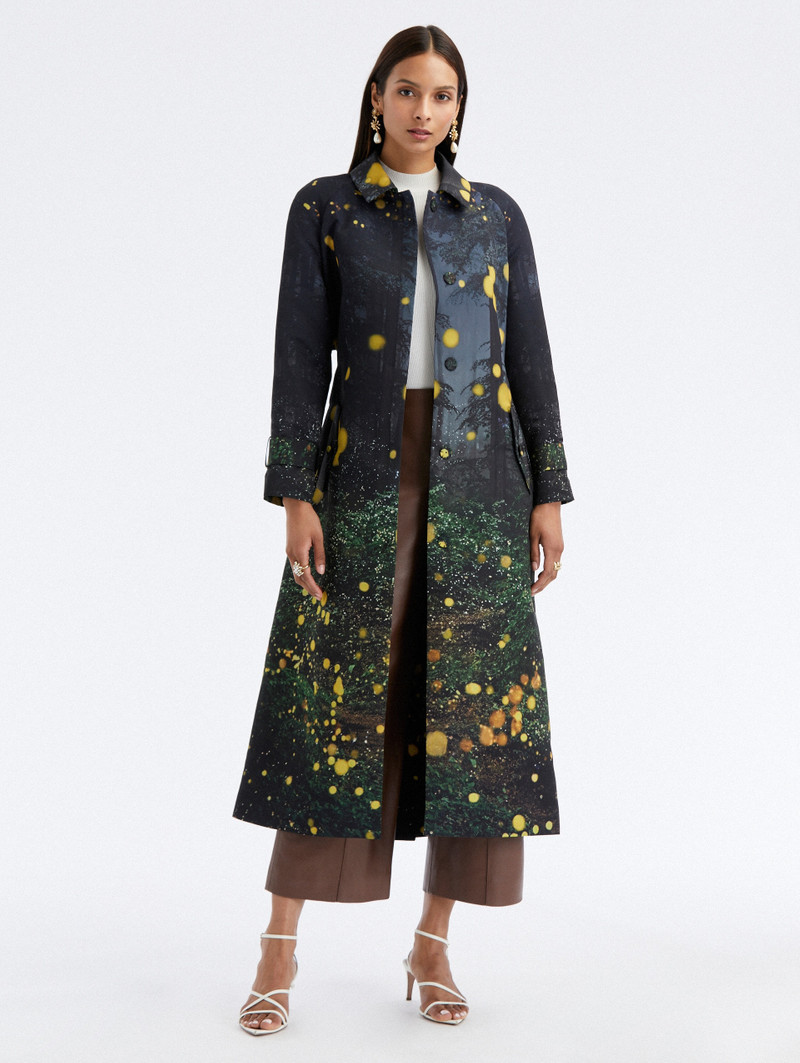 FIREFLY FAILLE TRENCH COAT 1