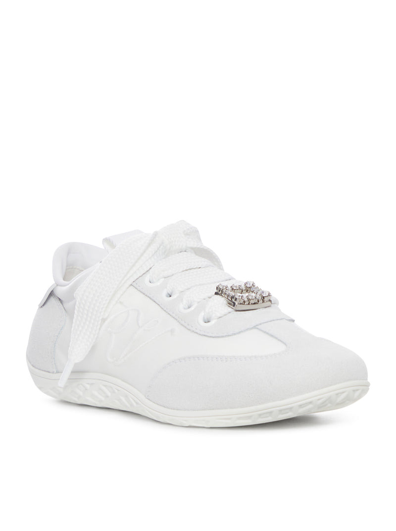 Roger Vivier Women Viv Low Suede Sneakers - 2