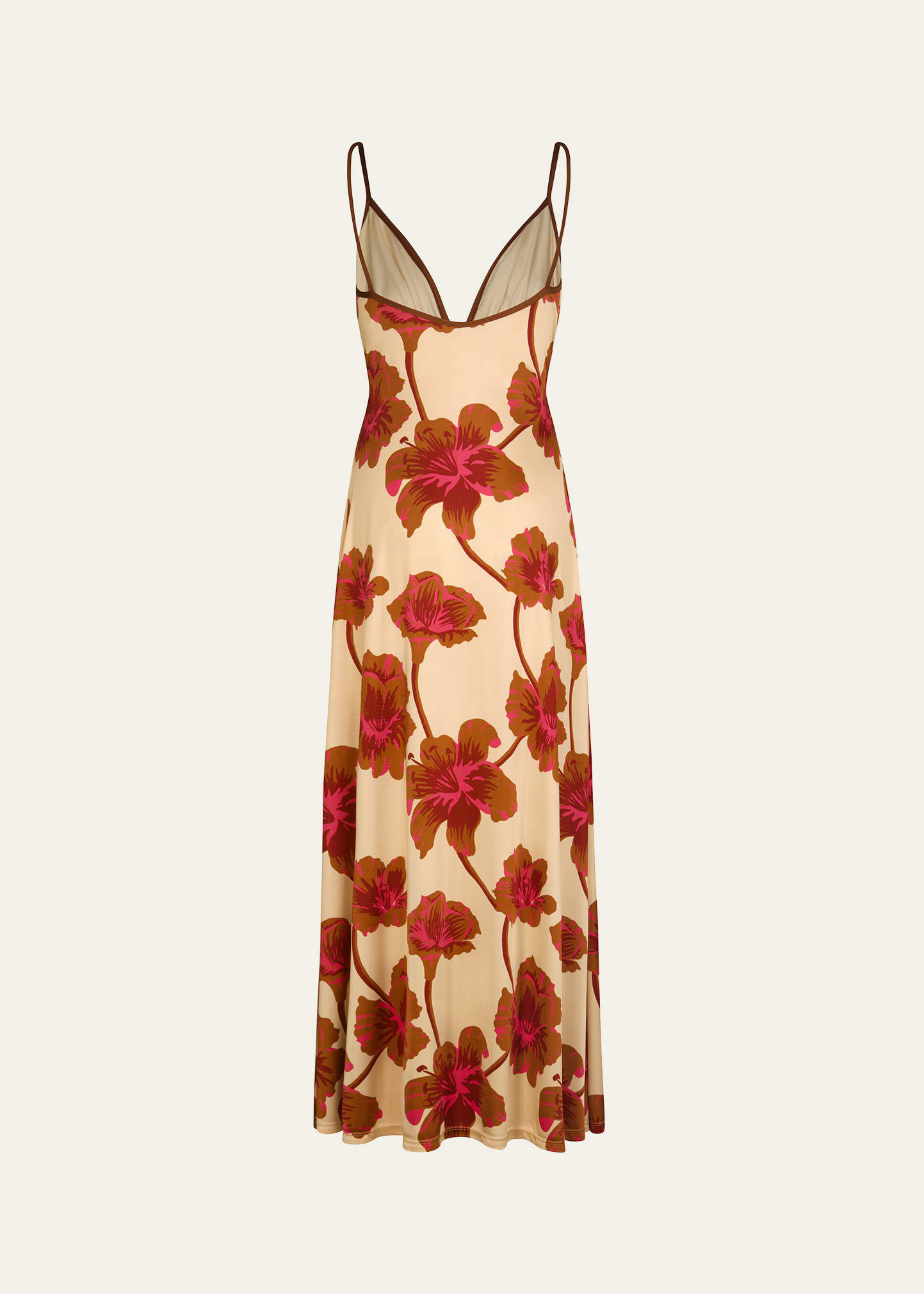 Sendero De Astromelias Empire-Waist Ankle Dress - 3
