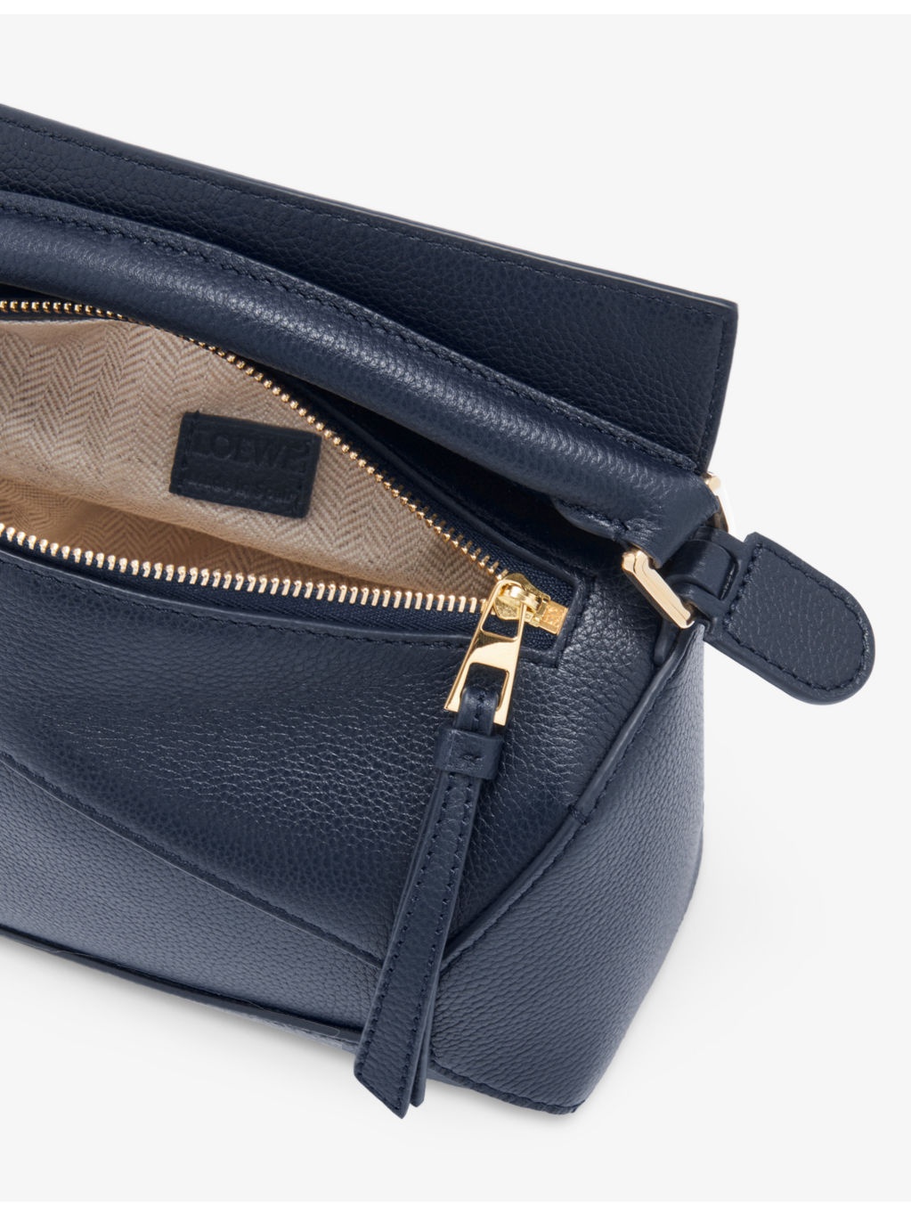 Puzzle Edge mini leather cross-body bag - 4