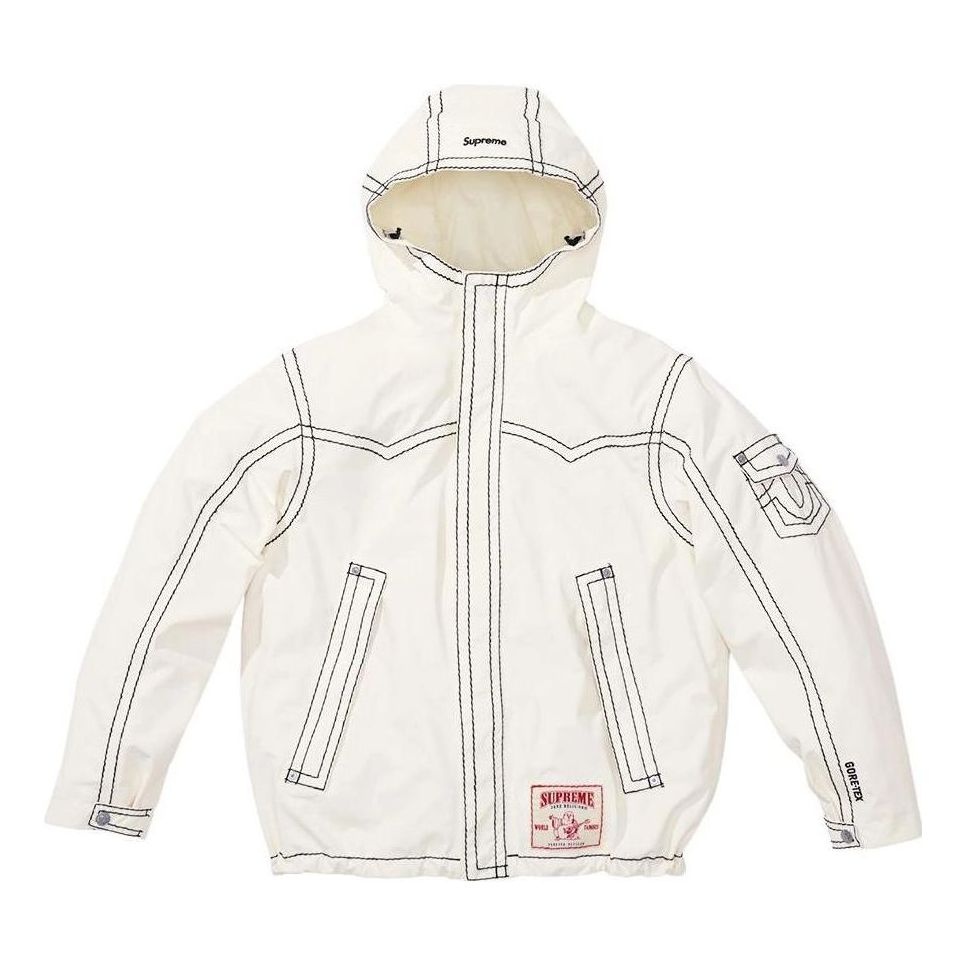 Supreme x True Religion GORE-TEX Shell Jacket 'White Black' SUP-FW22-770 - 1