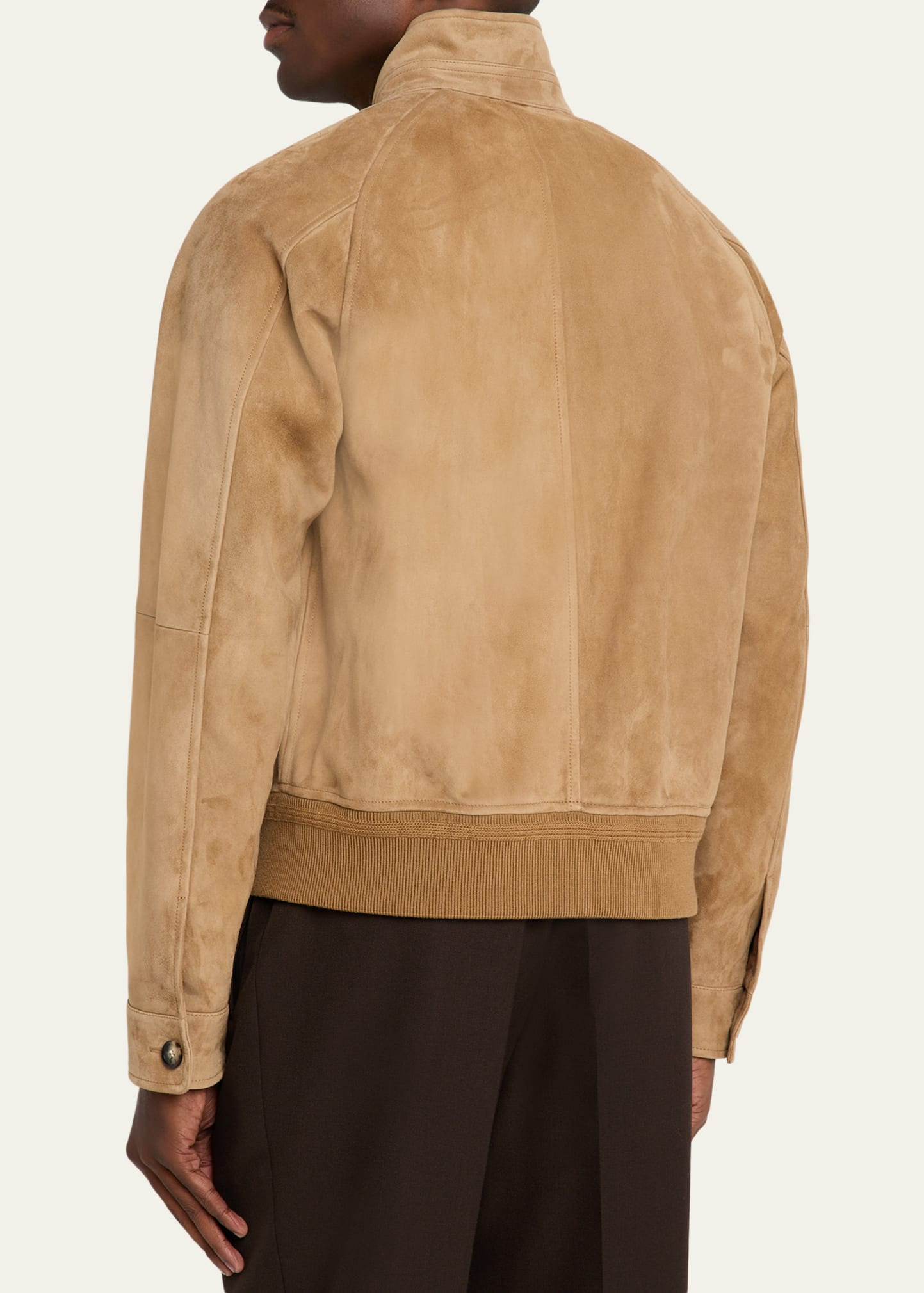 Men's Novak Suede Bomber Jacket - 3