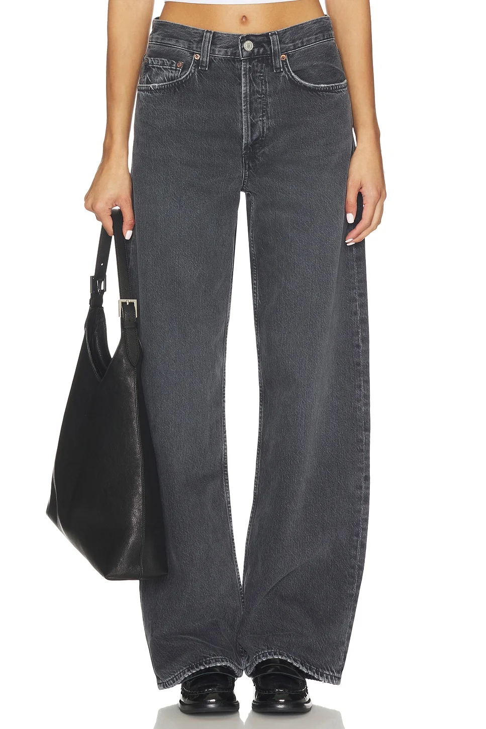 Arc Loose Wide Jeans - 1