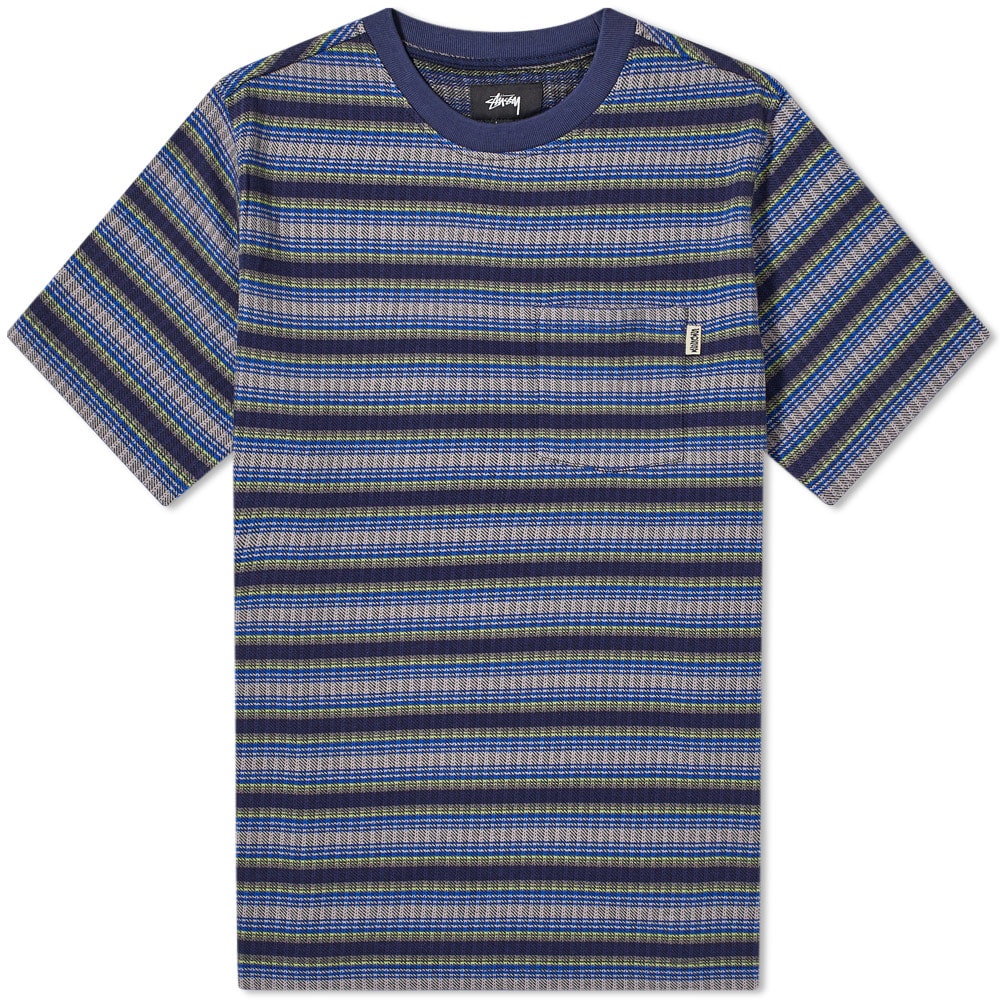 Stussy Ombre Stripe Crew - 1