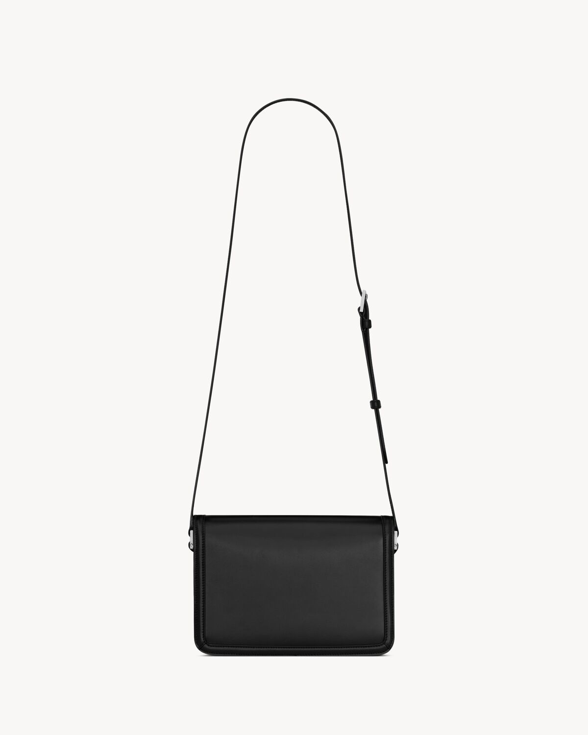 SAINT LAURENT SOLFERINO MEDIUM SATCHEL IN SMOOTH LEATHER REVERSIBLE