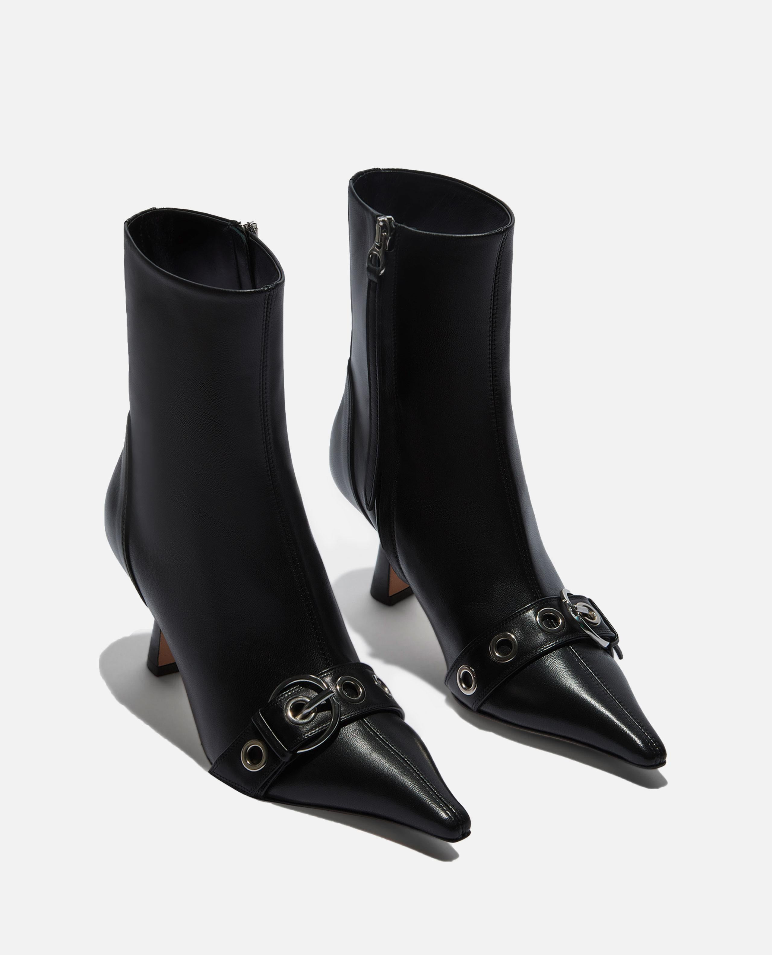 HALIMA NAPPA LEATHER BLACK - 3
