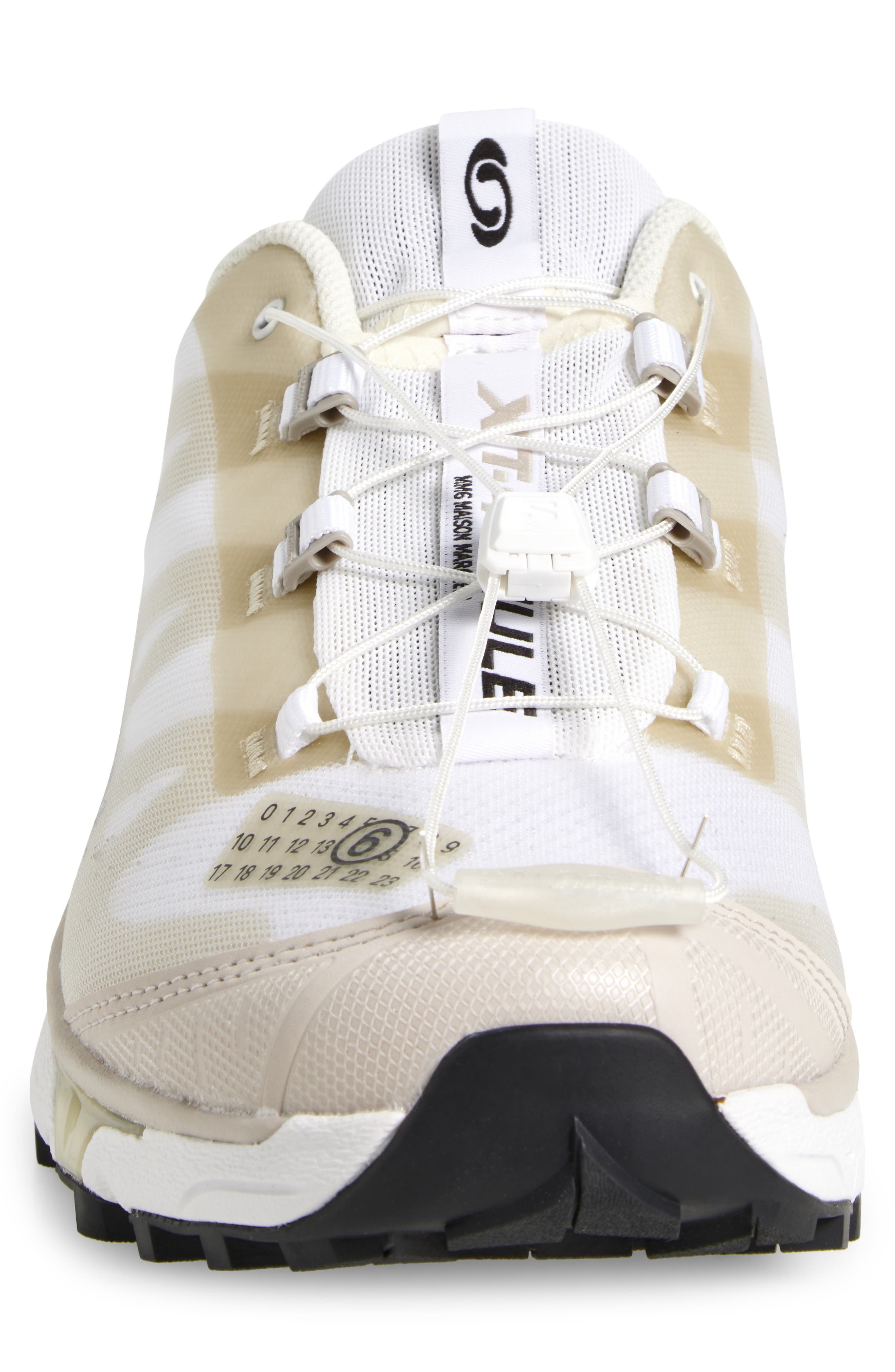 MM6 Maison Margiela x Salomon XT-4 Sneaker Mule in White/Green Haz/Silver at Nordstrom - 4