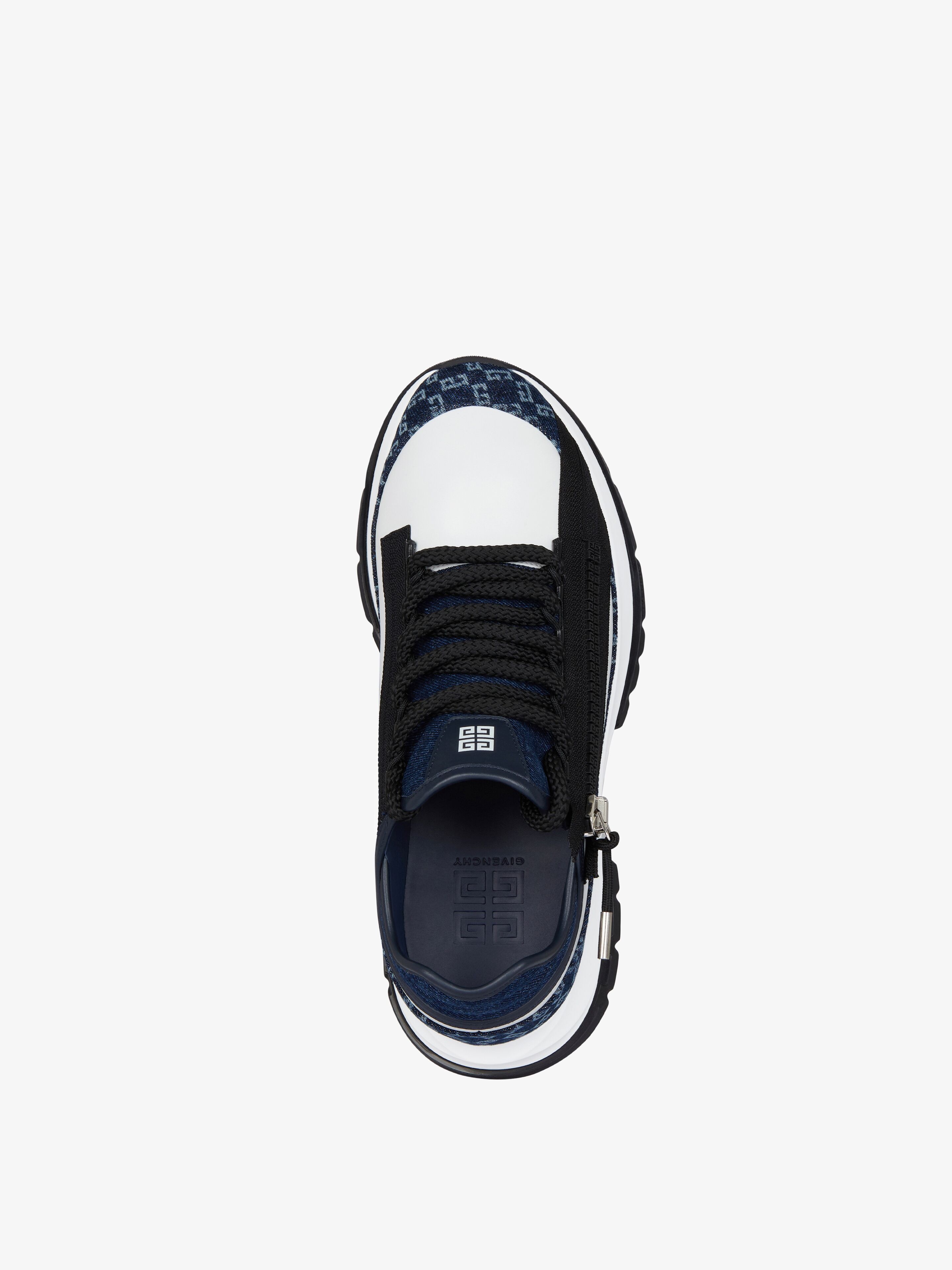SPECTRE SNEAKERS IN LEATHER & DENIM MONOGRAM 72 - 4