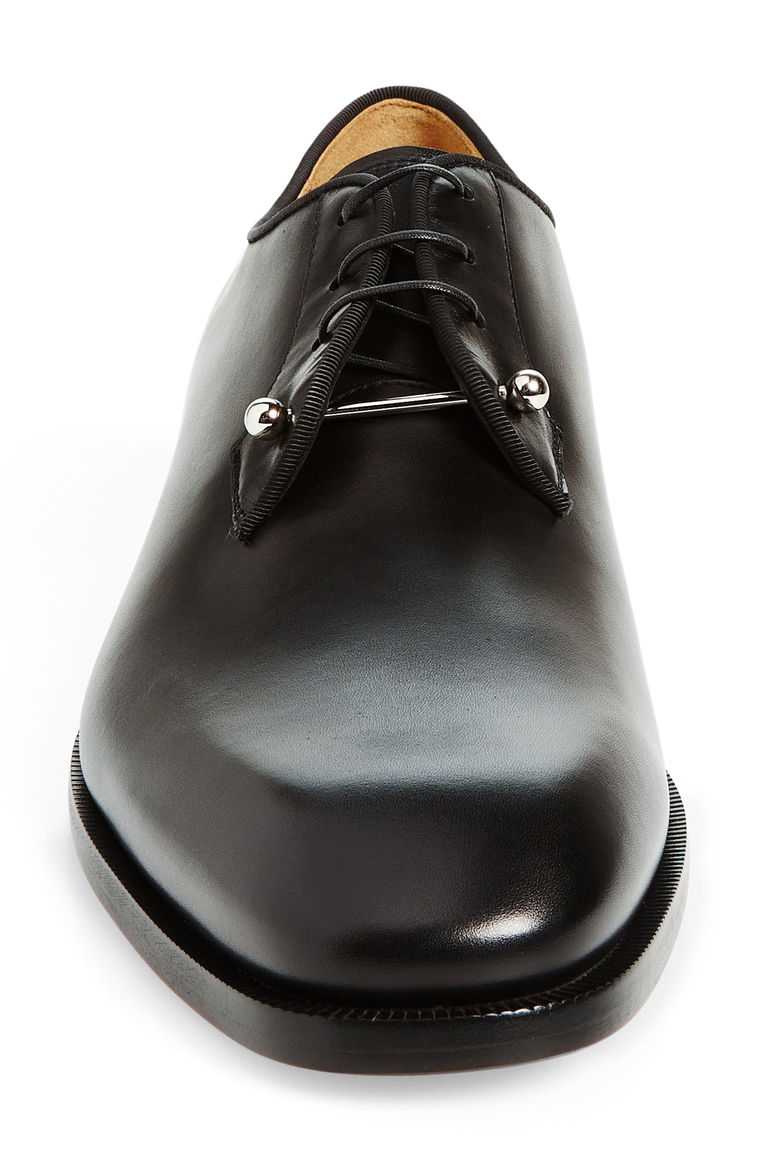 Christian Louboutin Chambeliss Derby in Bk01 Black at Nordstrom - 4