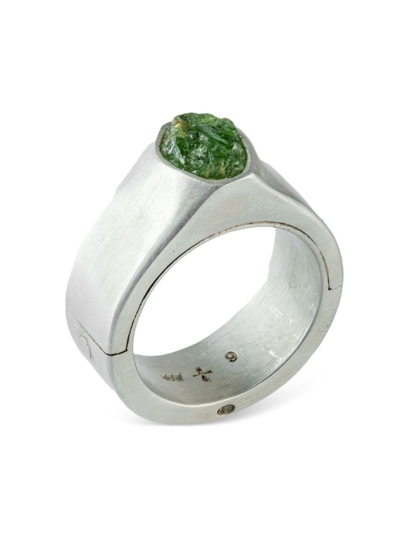 terrestrial surfaced peridot ring 3