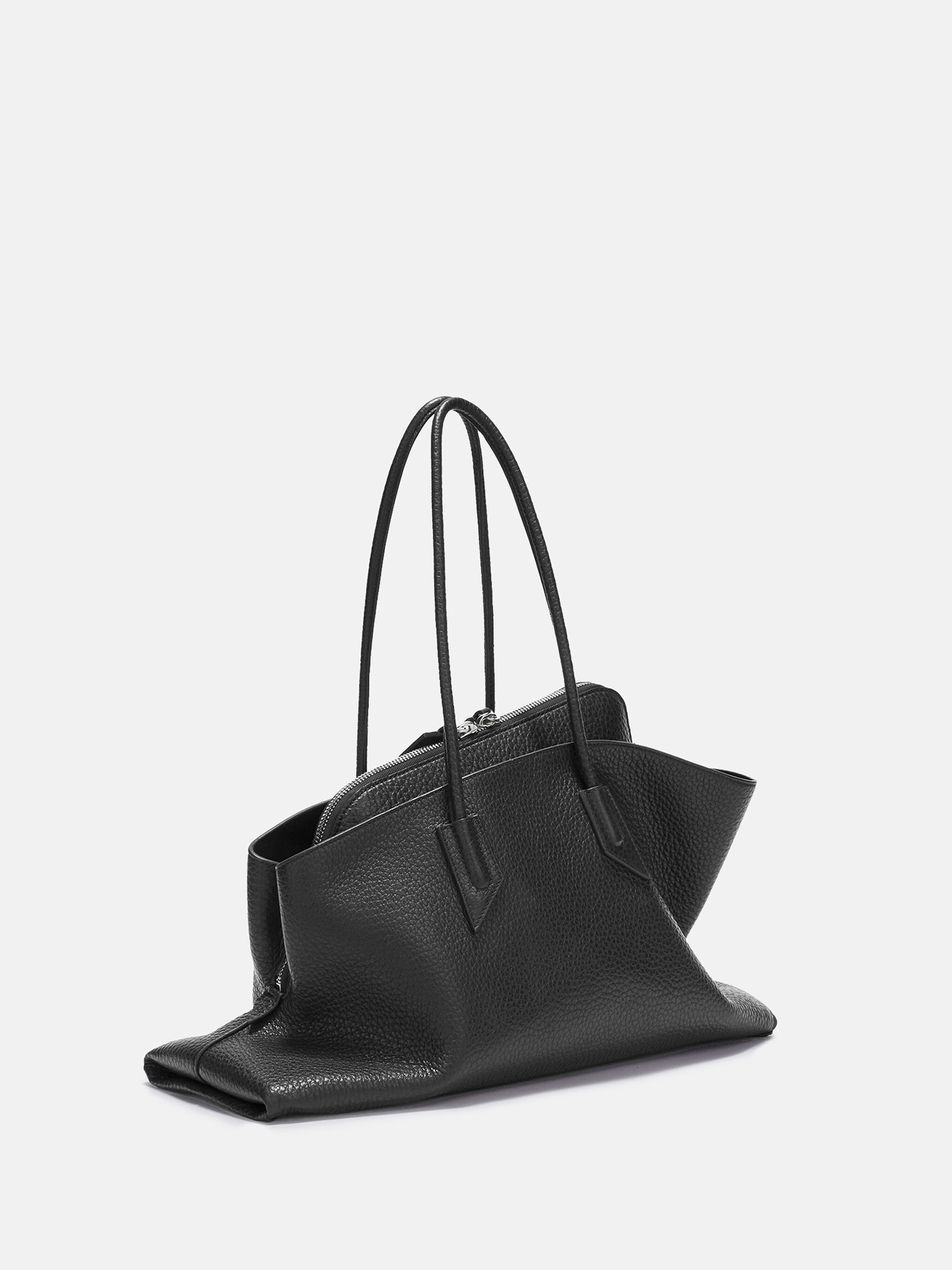 ''LA PASSEGGIATA MEDIUM'' BLACK TOP HANDLE - 3