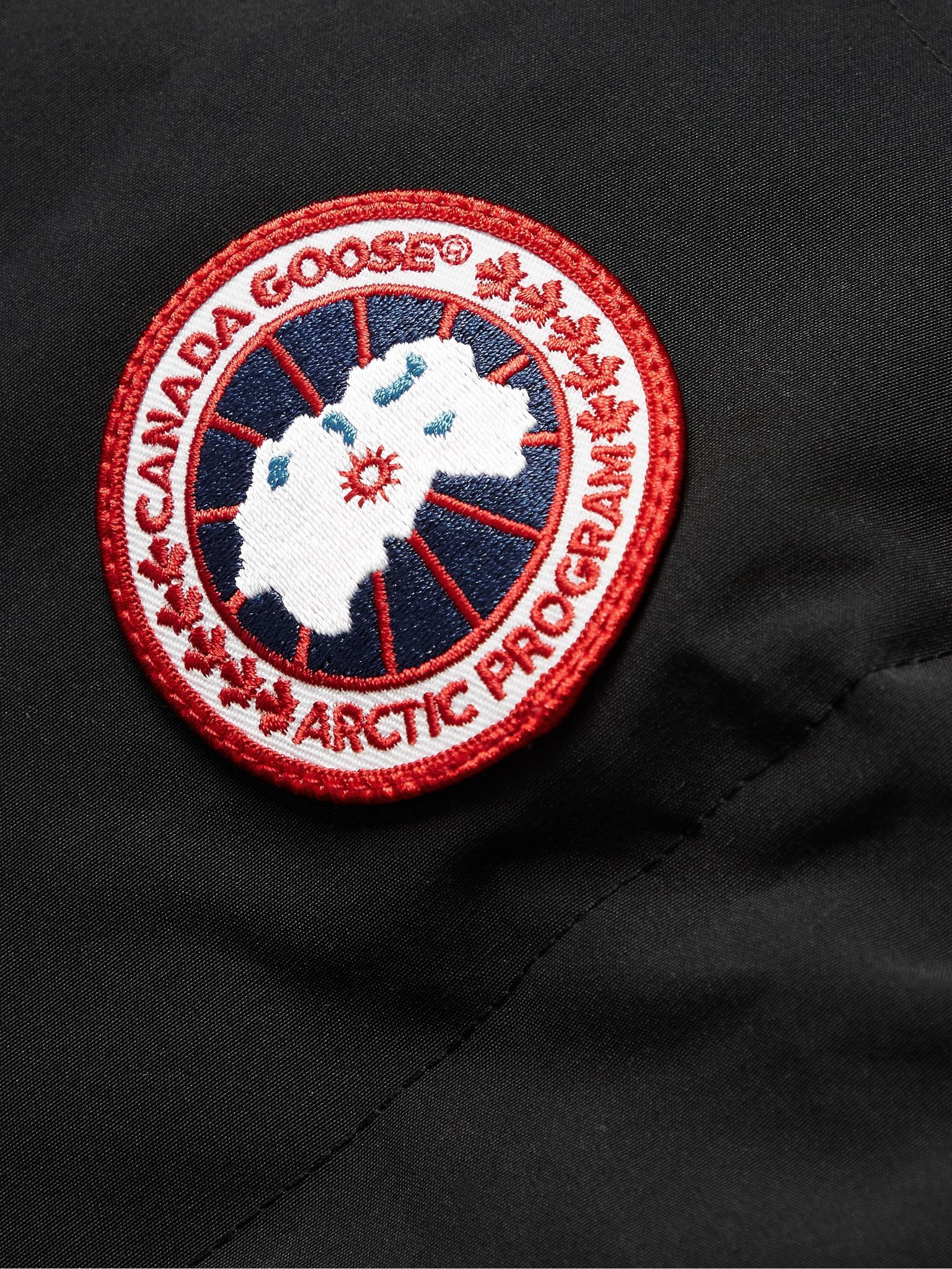 Macmillan Logo-Appliquéd Quilted Shell Hooded Down Parka Black - 5