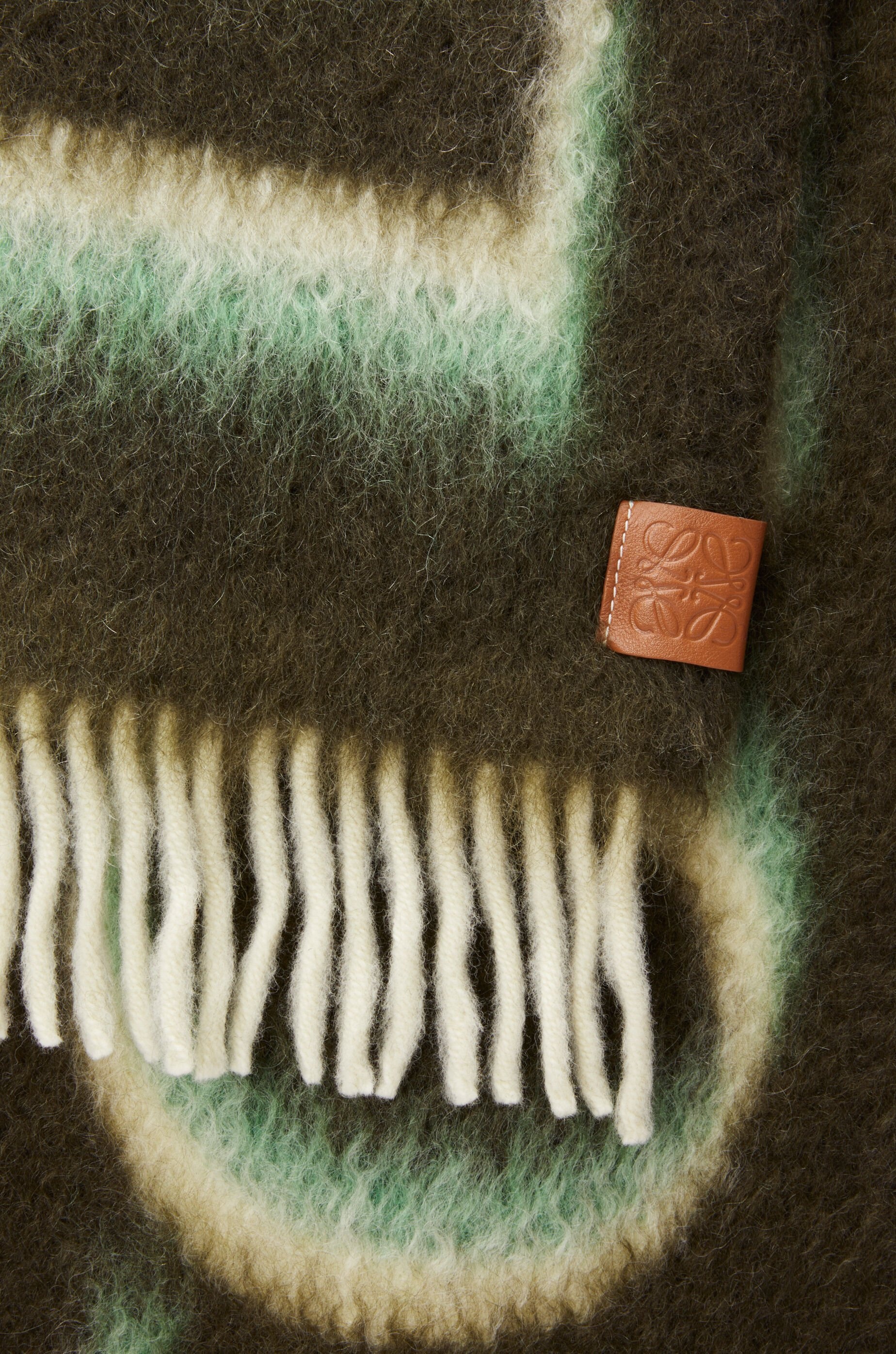 LOEWE scarf in wool and mohair - 3