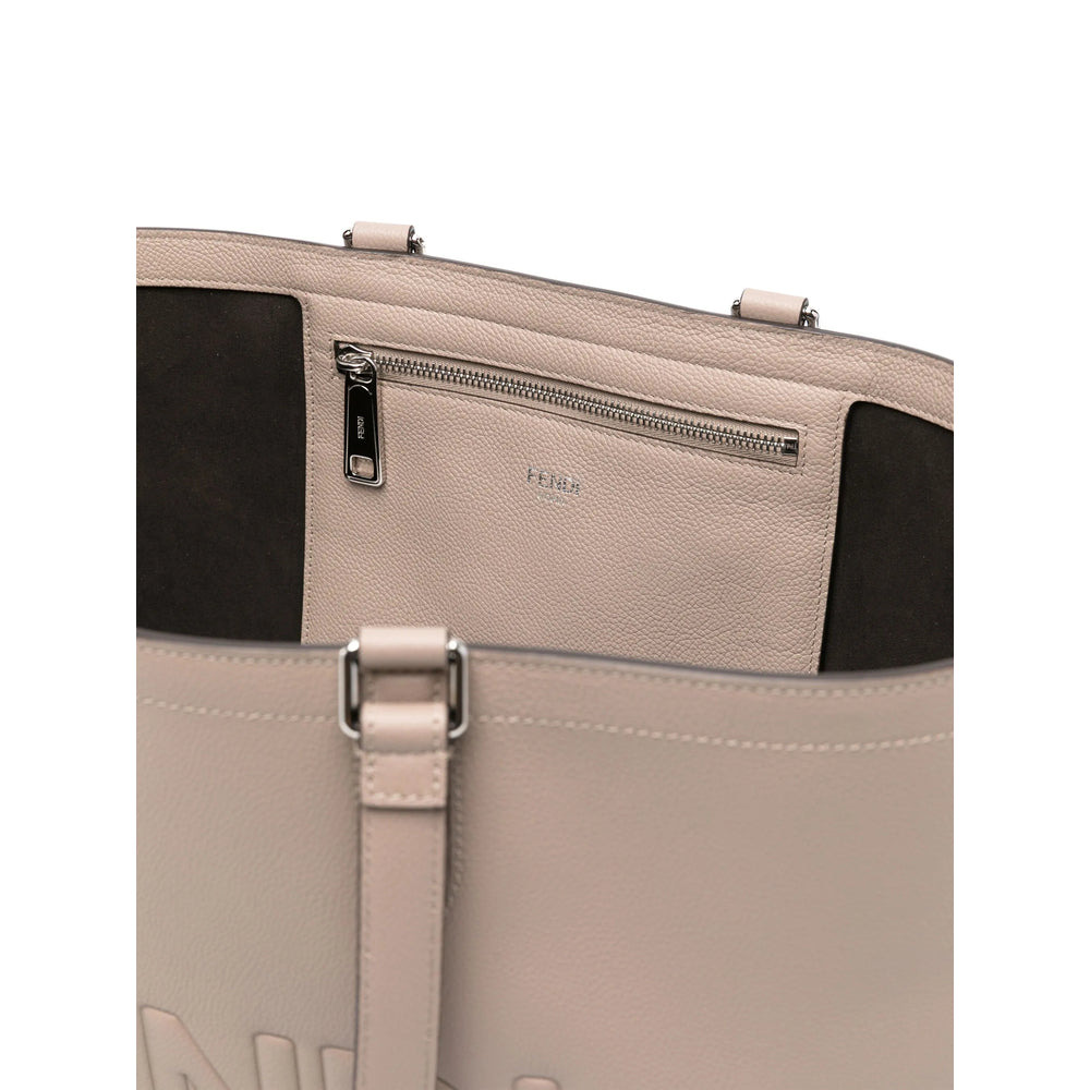 Fendi Neutrals Tote Bags Men - 4