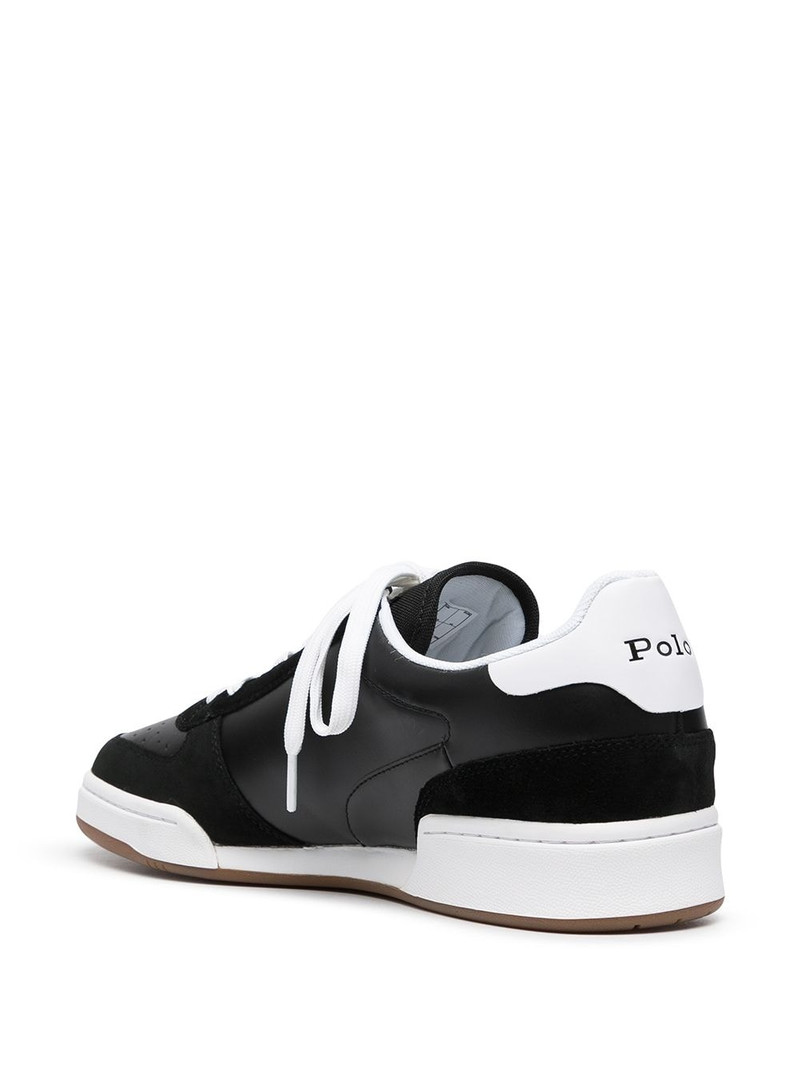 two-tone lace-up sneakers 3