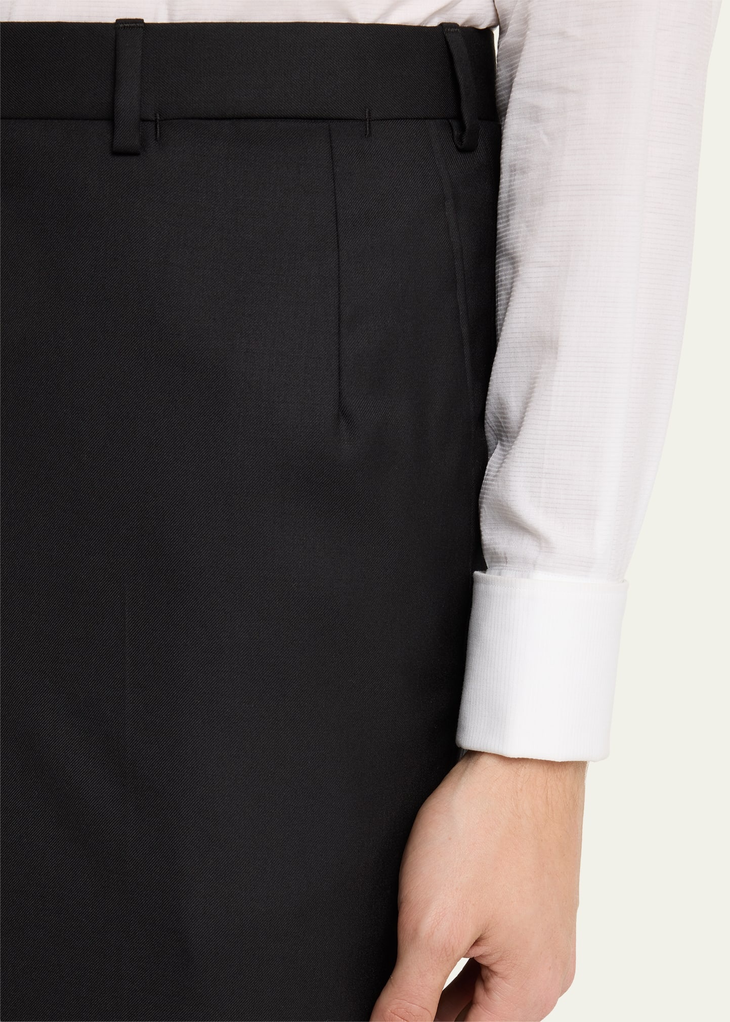 Men's Super 160s Wool Dress Pants - 5