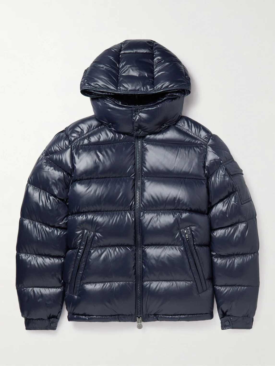 Maya Quilted Shell Hooded Down Jacket - 1