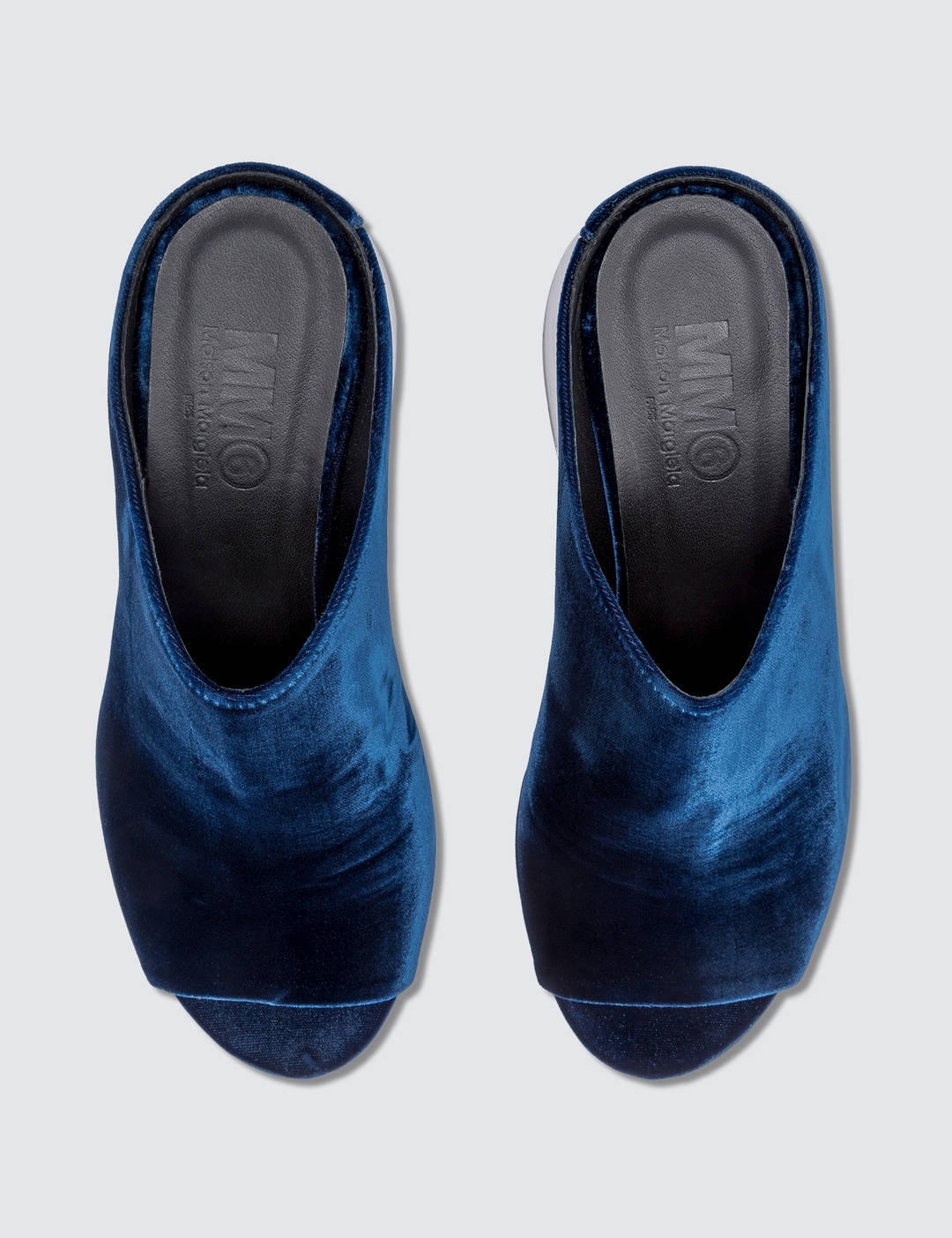 Flare Velvet Mules - 3