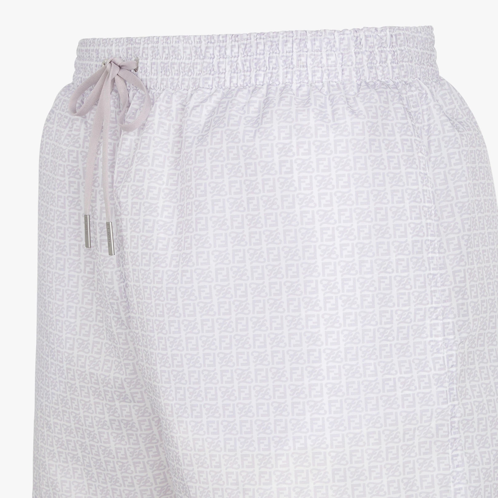 Lilac fabric shorts - 3