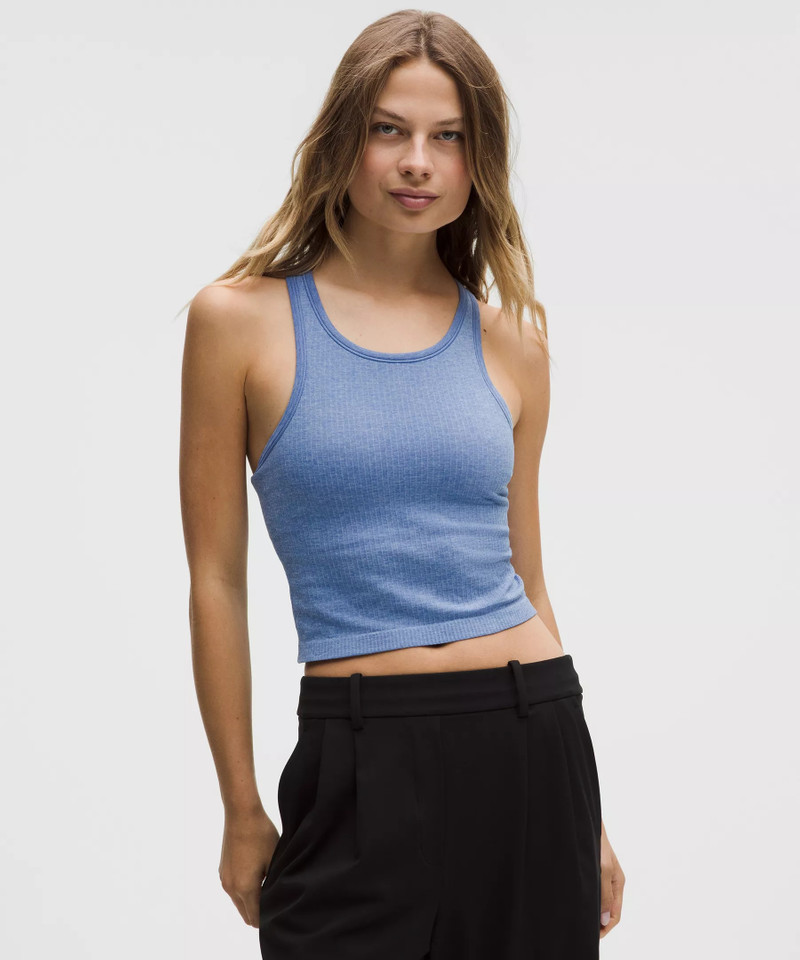 Ebb to Street Cropped Racerback Tank Top *Light Support, B/C Cup 1