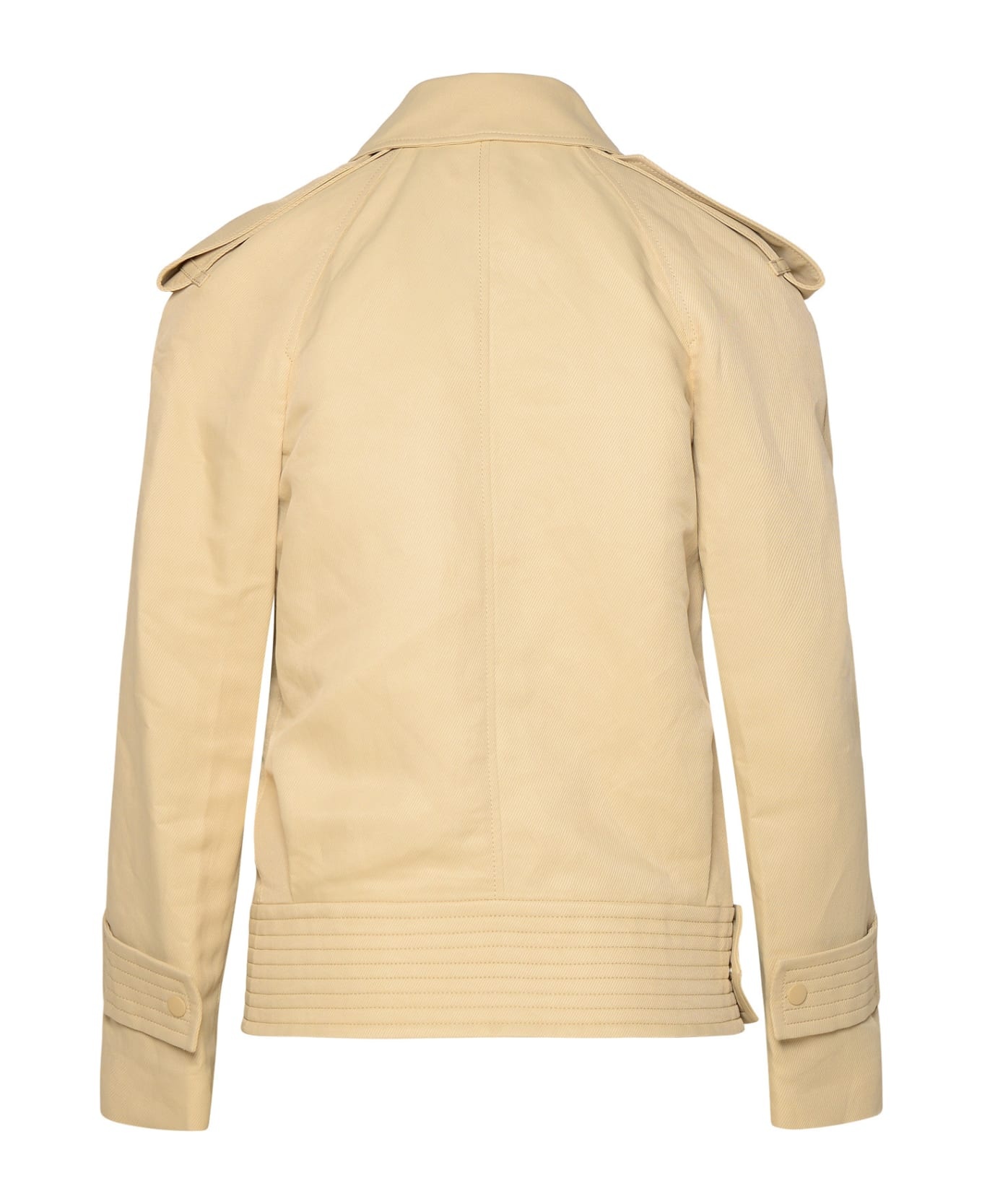 Beige Paper-fibre Blend Jacket - 3