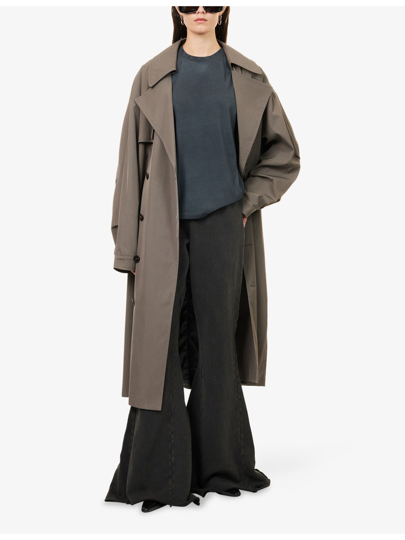 entire studios Dart Round-Neck Cotton-Jersey T-Shirt outlook