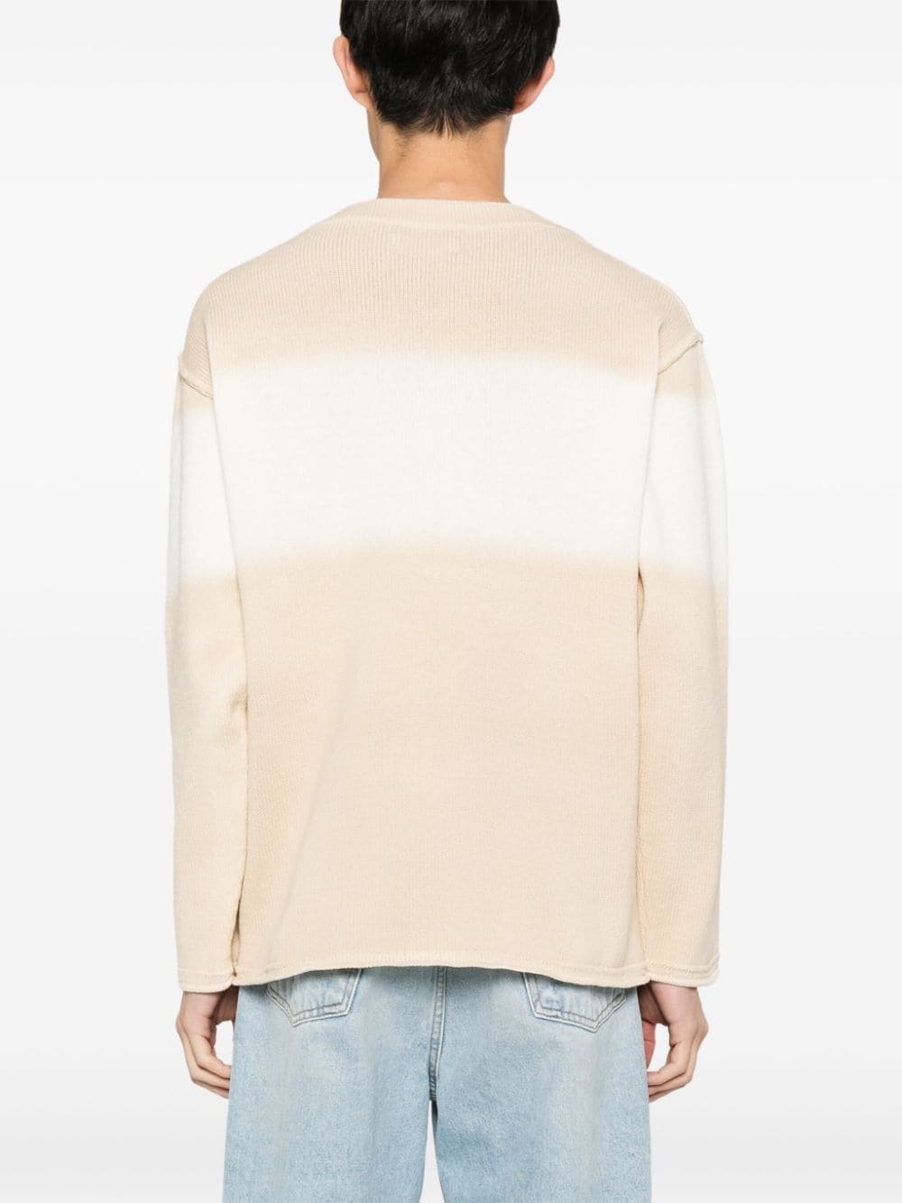 logo-print cotton jumper - 4