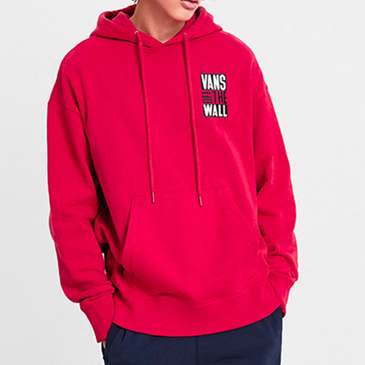 Vans Logo Alphabet Printing Couple Style Red VN0A4ML3IZQ - 4