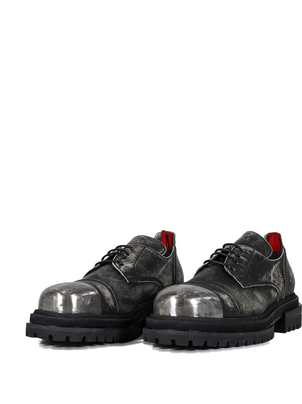 leather derby shoes - 2