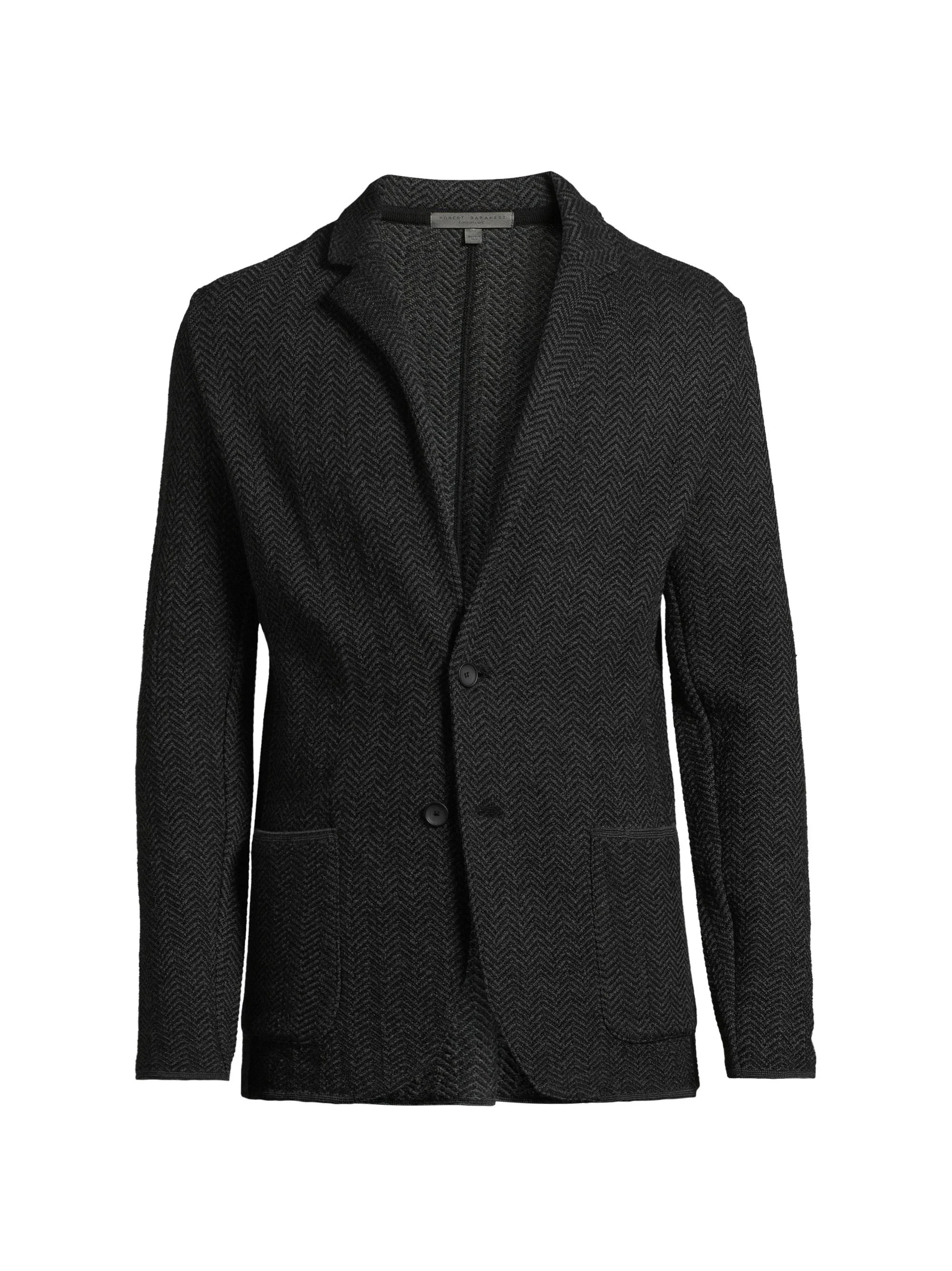 Men's Fortezza Wool Sport Jacket - Black - 1