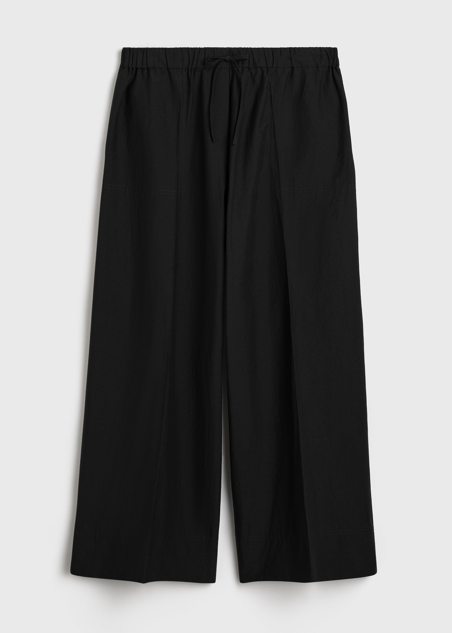 Wide summer trousers black - 1
