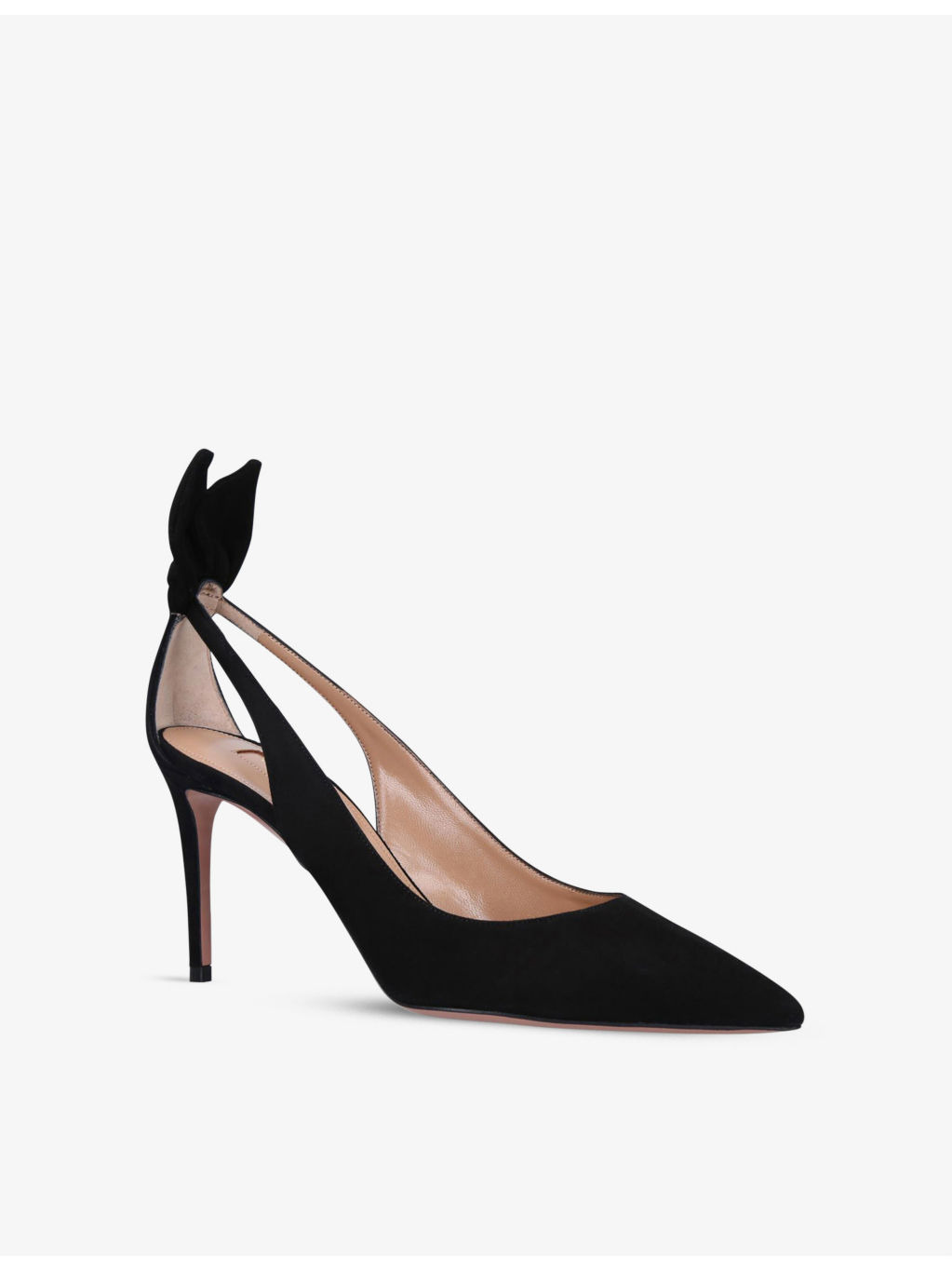 Deneuve suede heeled pumps - 3