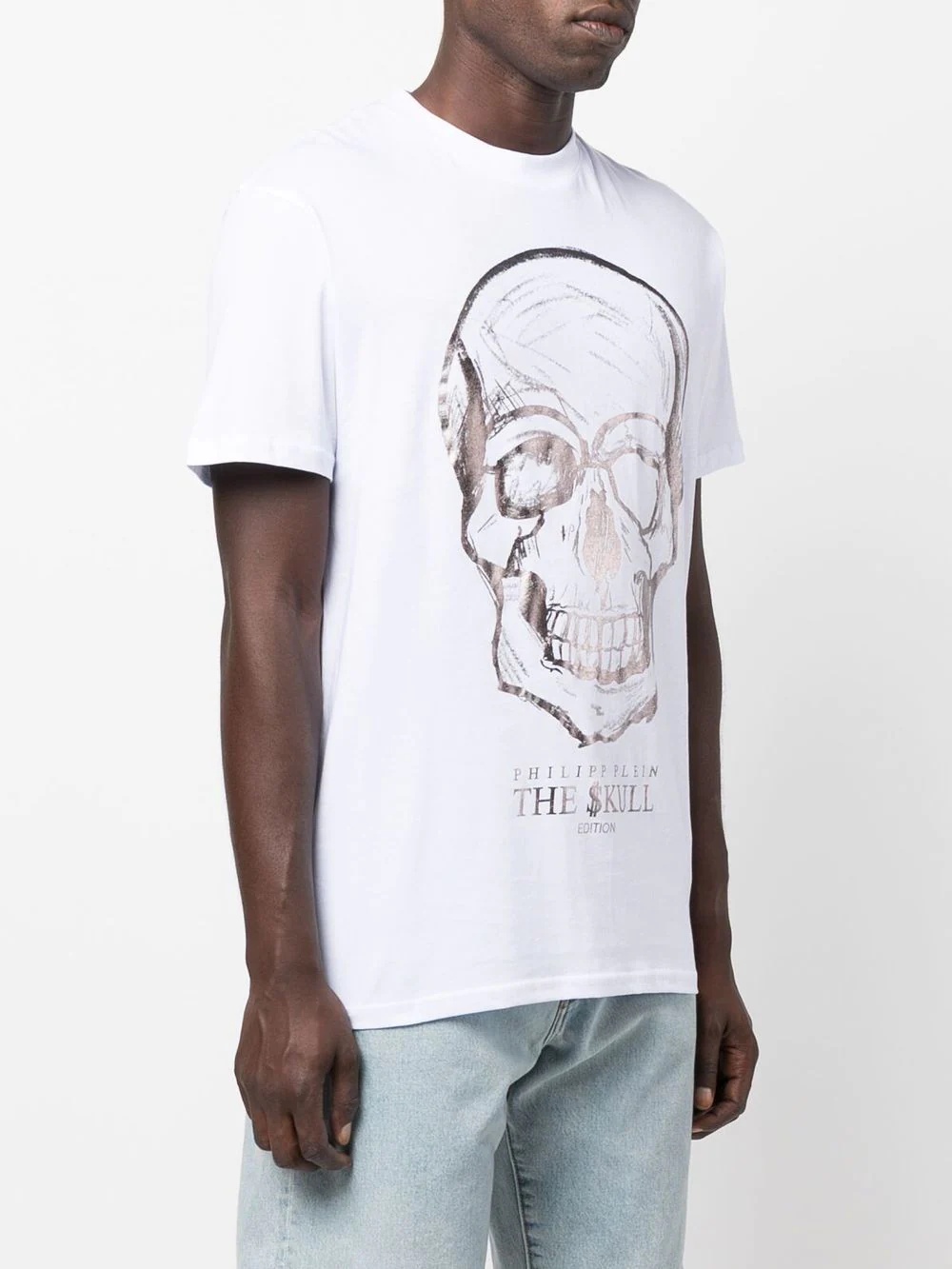 skull-print T-shirt - 3