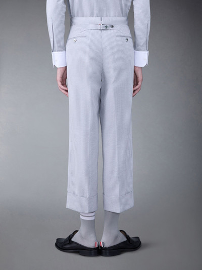 Thom Browne stripe-pattern tailored trousers outlook