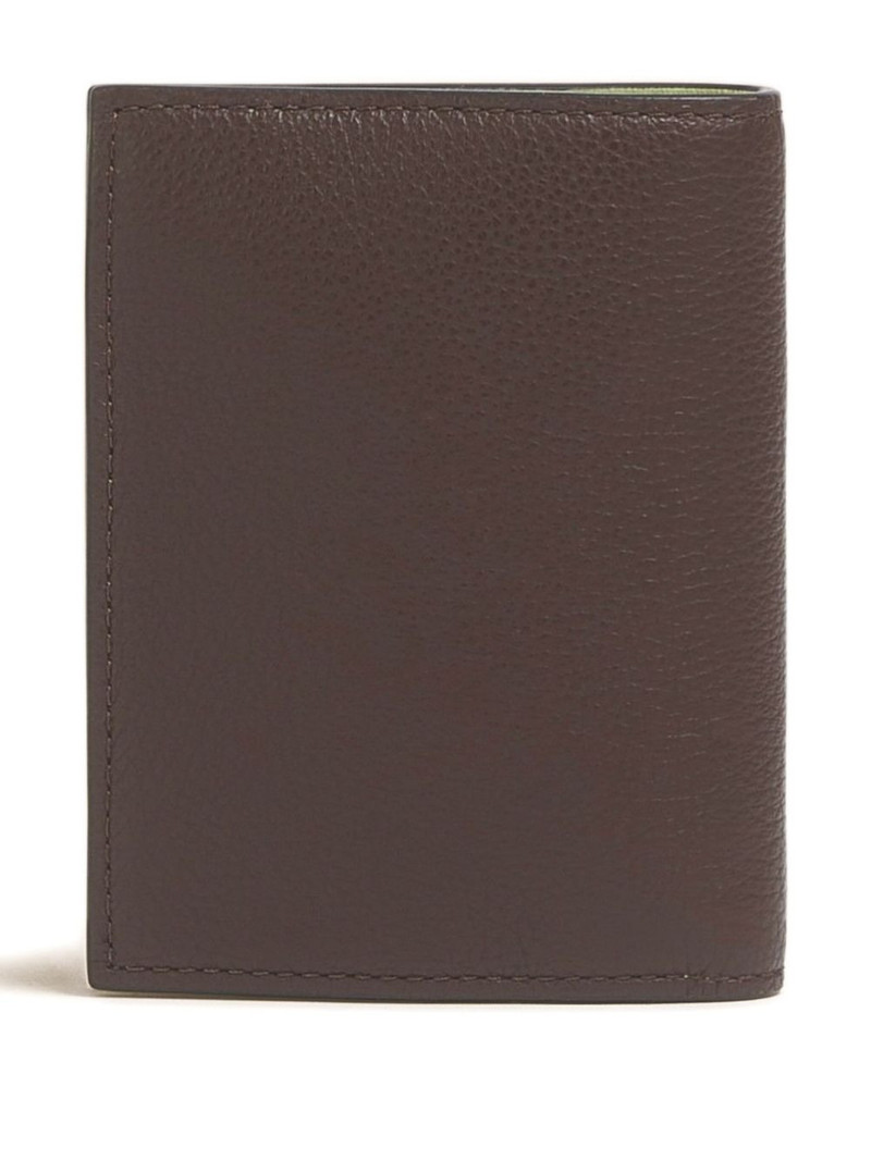 Marni logo-plaque calfskin leather wallet outlook