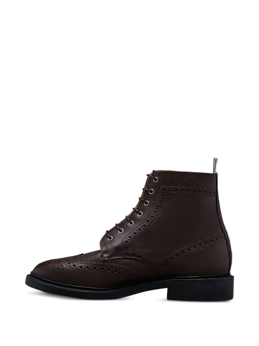 perforated leather boots - 3