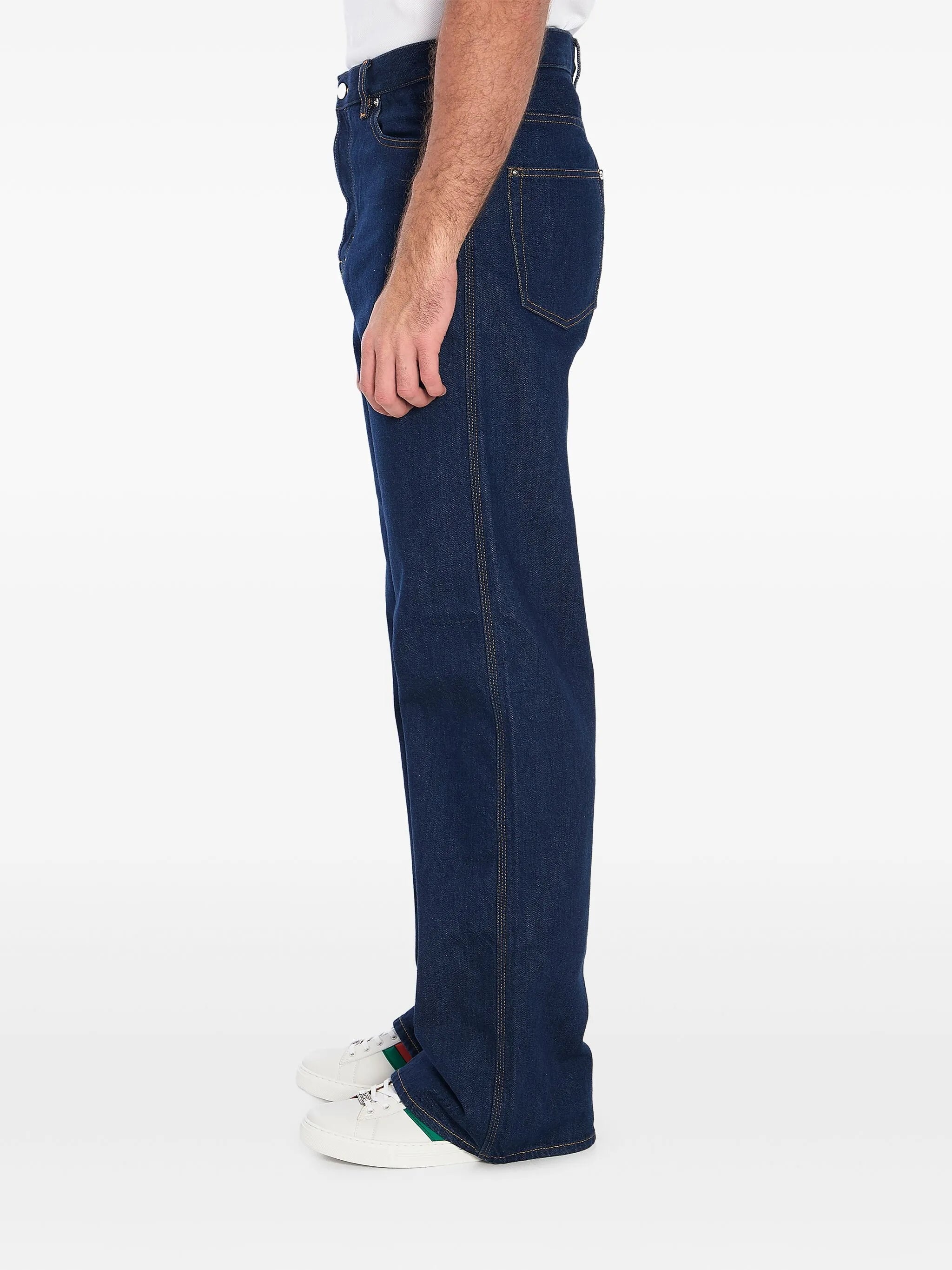 High-wait Wide-leg Jeans - 3