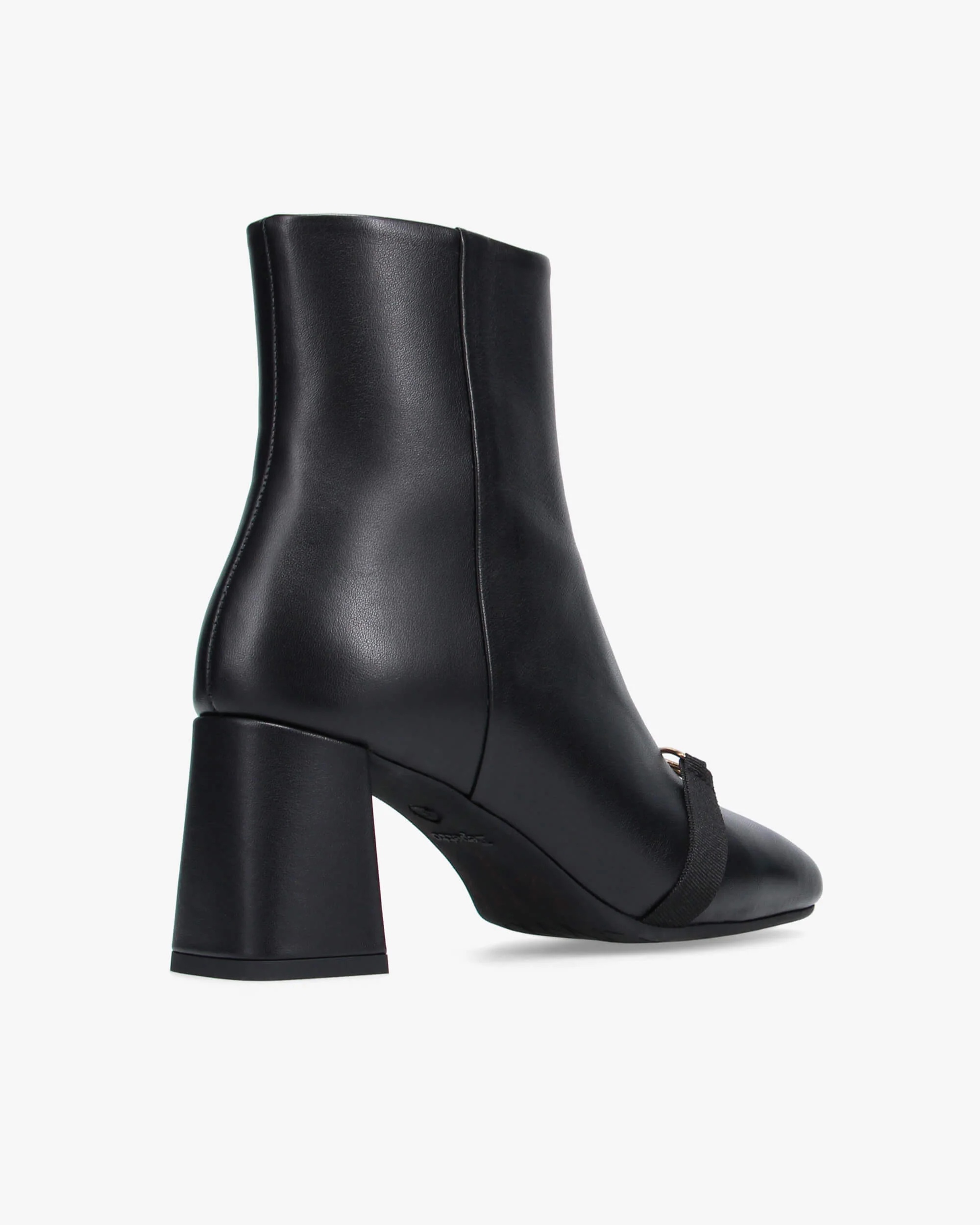 PHOEBE METALLIC BOW ANKLE BOOTS - 5