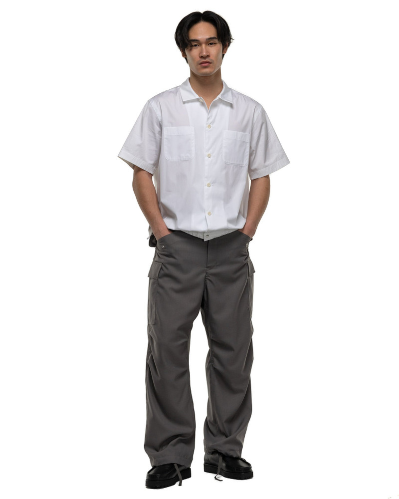 sacai Cotton Poplin Shirt Off White outlook