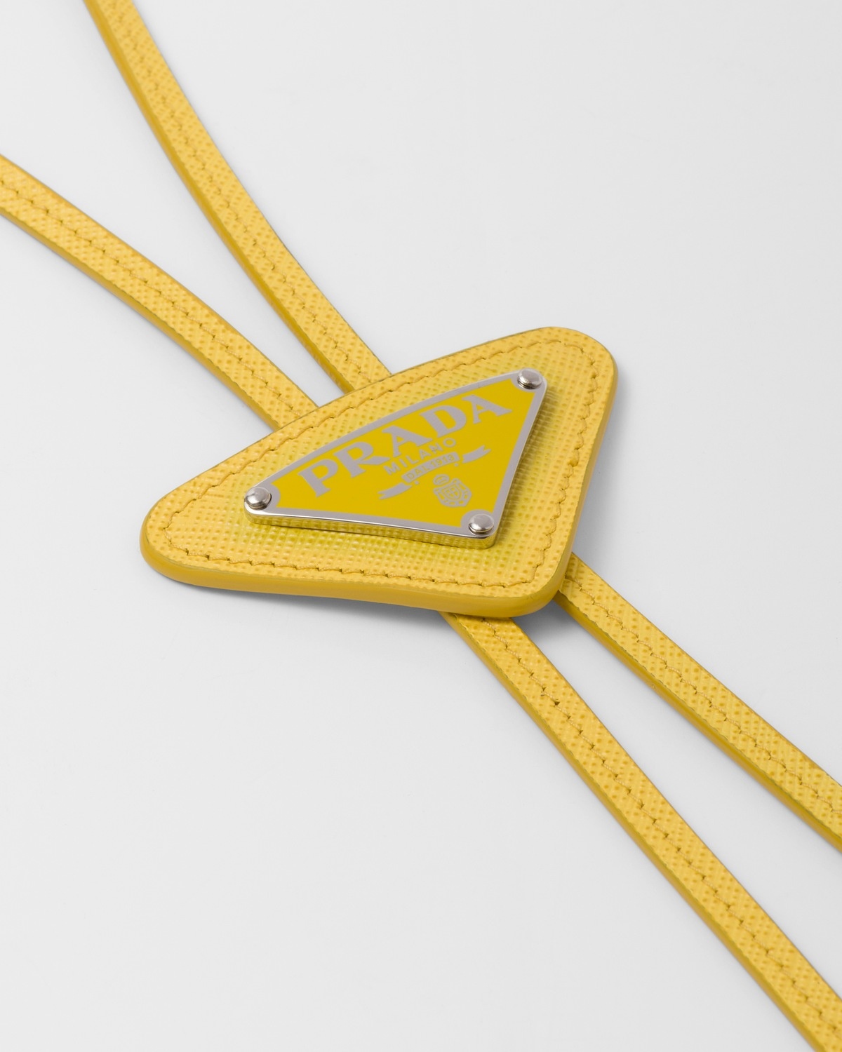 Saffiano leather bolo tie - 3