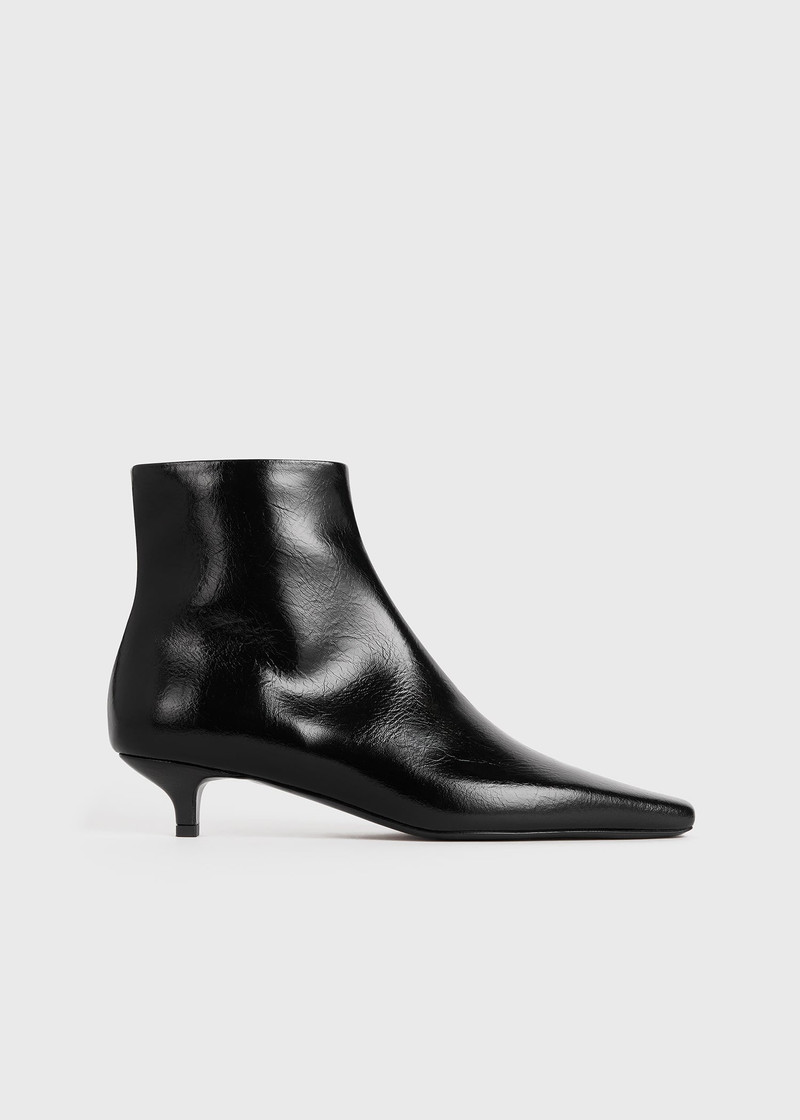 The Slim Ankle Boot black patent 1