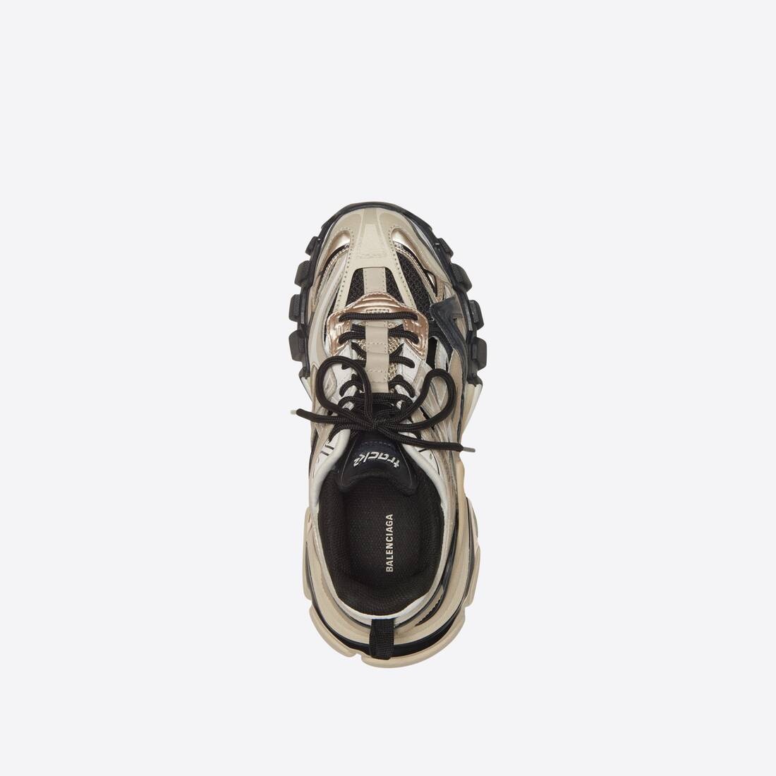 Women's Track.2 Sneaker in Beige/black - 5