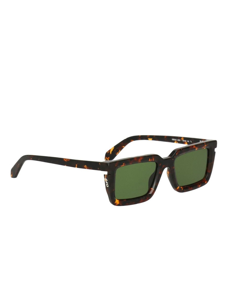 Off-White tortoiseshell square-frame sunglasses outlook