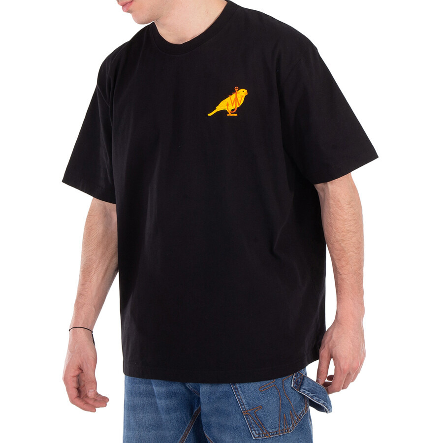 JW Anderson Anchor Logo-Embroidered Cotton T-Shirt - 2